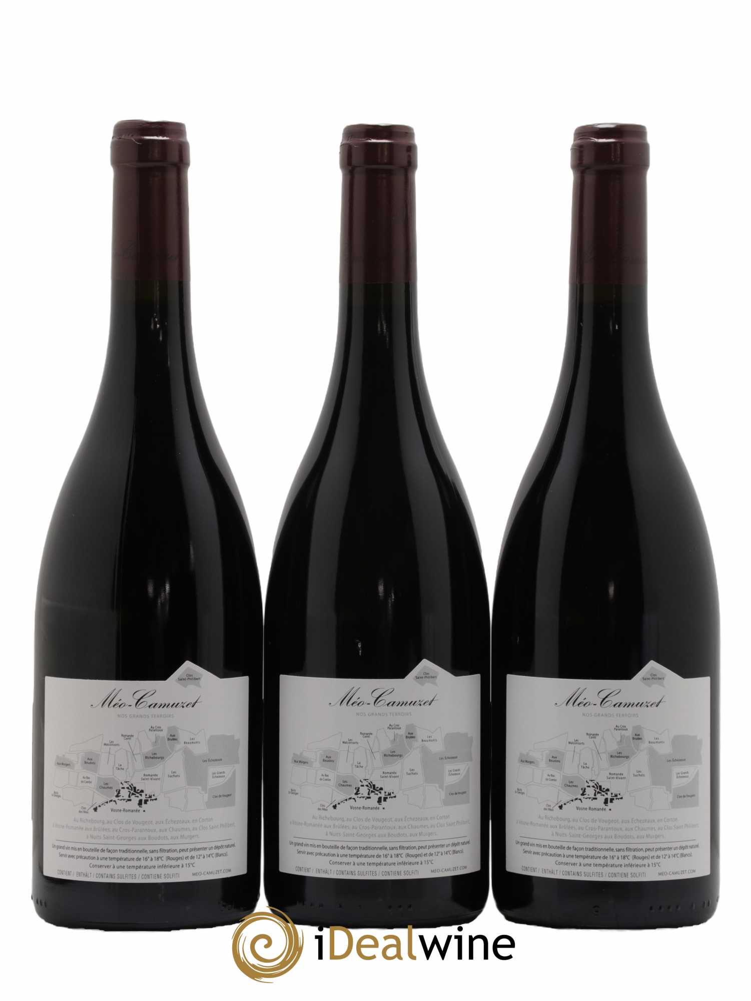 Clos de Vougeot Grand Cru Méo-Camuzet (Domaine)  2020 - Lotto di 3 bottiglie - 1