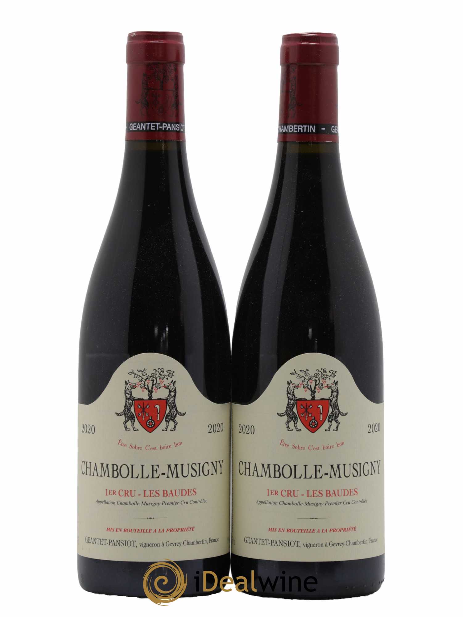 Chambolle-Musigny 1er Cru Les Baudes Geantet-Pansiot 2020 - Lot de 2 bouteilles - 0