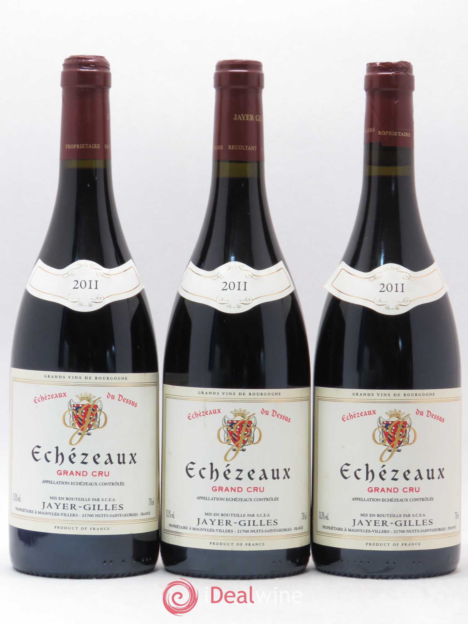 Echezeaux Grand Cru Jayer-Gilles 2011 - Lot de 3 bouteilles - 0