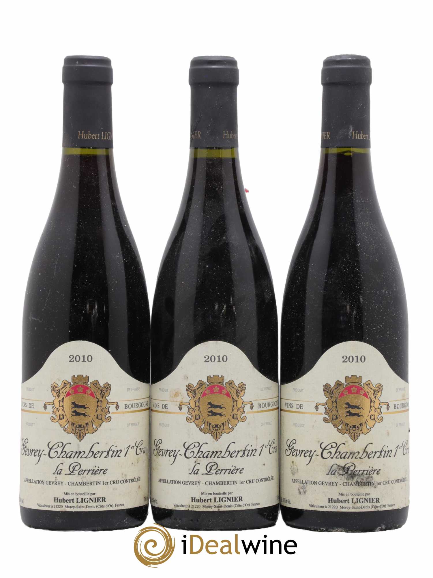 Gevrey-Chambertin 1er Cru La Perrière Hubert Lignier (Domaine) 2010 - Lot de 3 bouteilles - 0