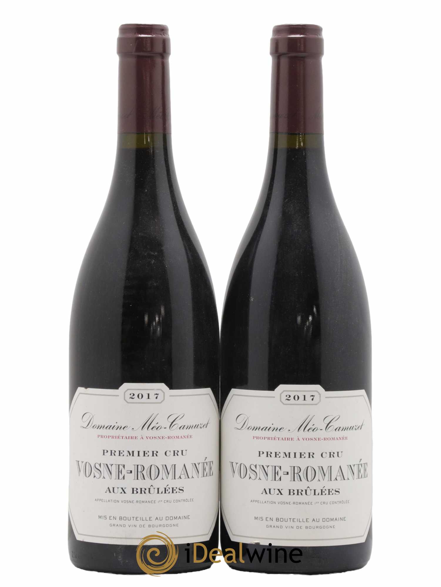 Vosne-Romanée 1er Cru Aux Brûlées Méo-Camuzet (Domaine) 2017 - Lotto di 2 bottiglie - 0