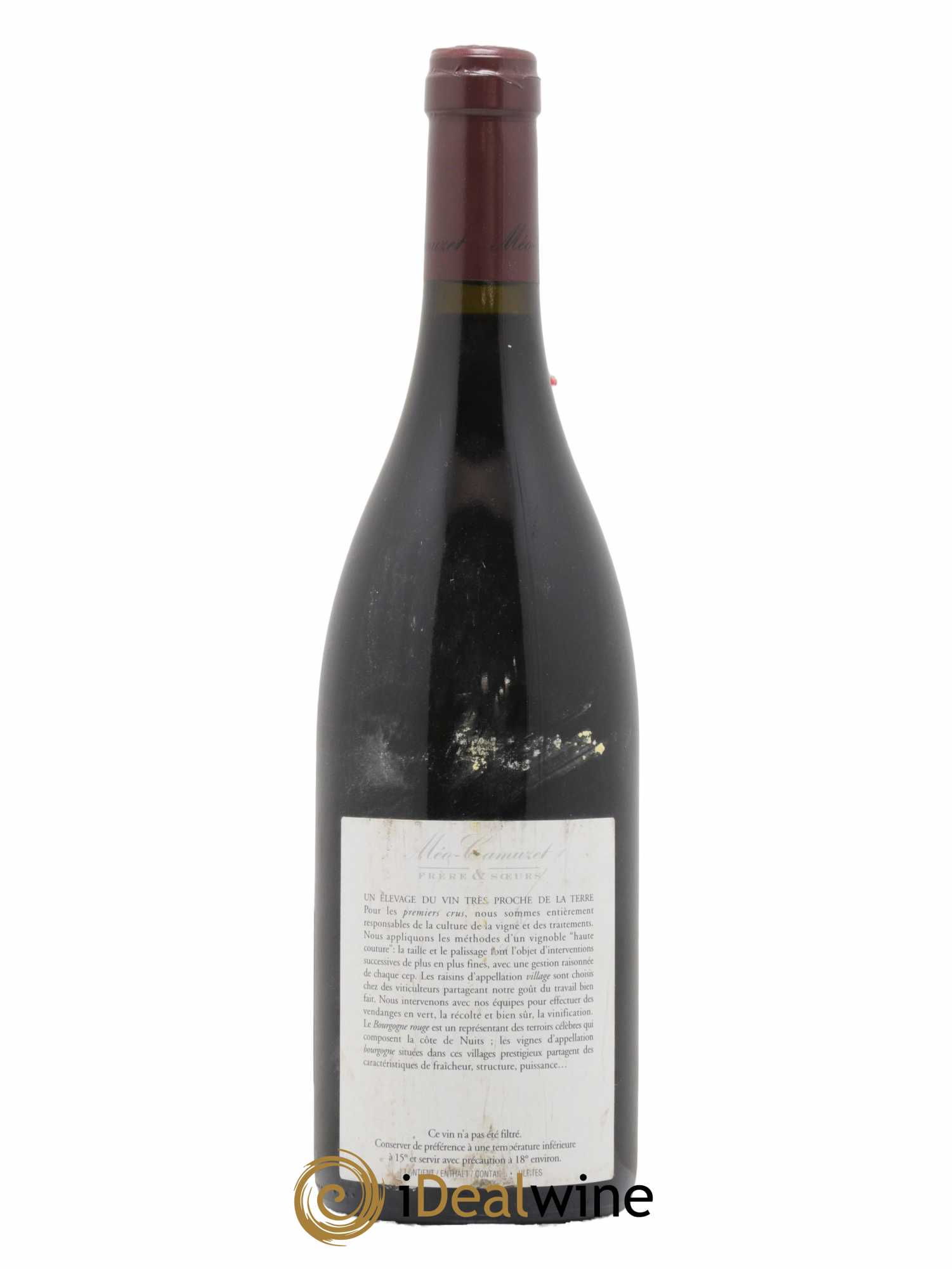 Nuits-Saint-Georges 1er Cru Argillas Méo-Camuzet (Frère & Soeurs) 2010 - Lot de 1 bouteille - 1