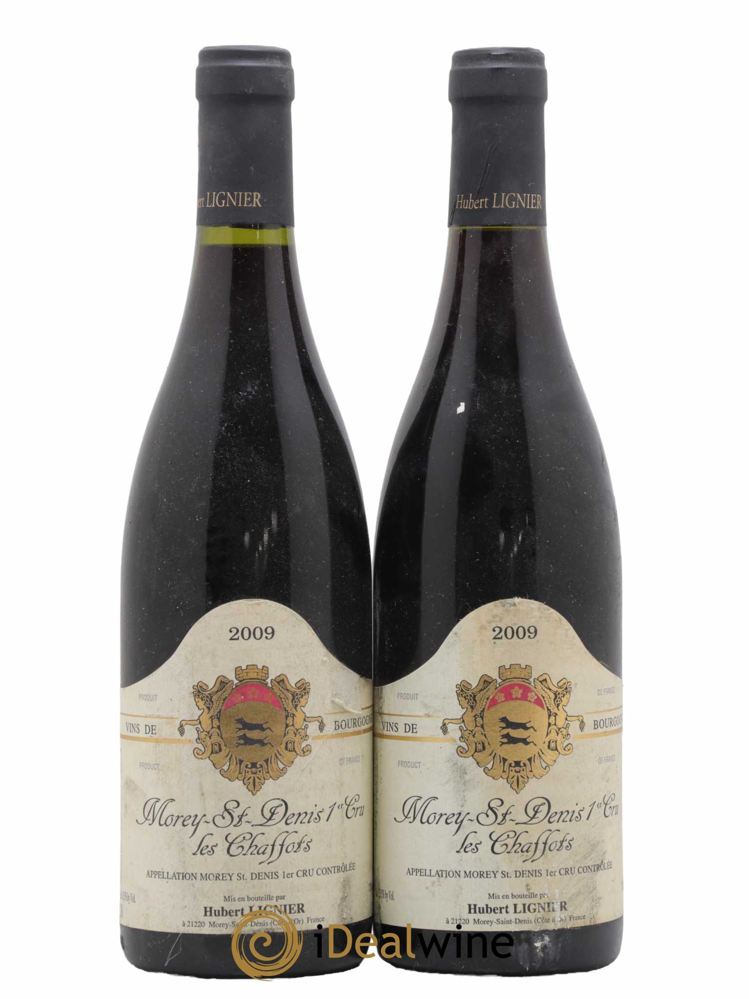 Morey Saint-Denis 1er Cru Les Chaffots Hubert Lignier (Domaine) 2009 - Lotto di 2 bottiglie - 0