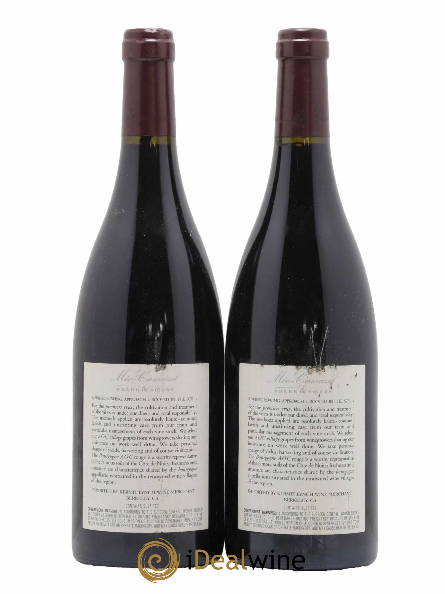 Chambolle-Musigny 1er Cru Les Feusselottes Méo-Camuzet (Frère & Soeurs) 2003 - Lot de 2 bouteilles - 1