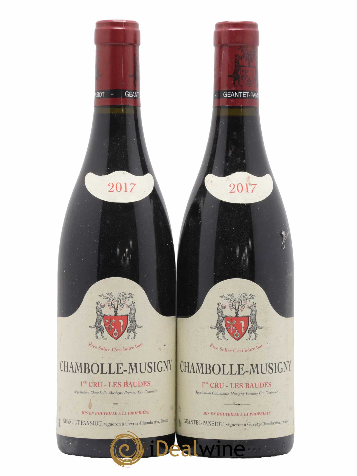 Chambolle-Musigny 1er Cru Les Baudes Geantet-Pansiot 2017 - Lot de 2 bouteilles - 0
