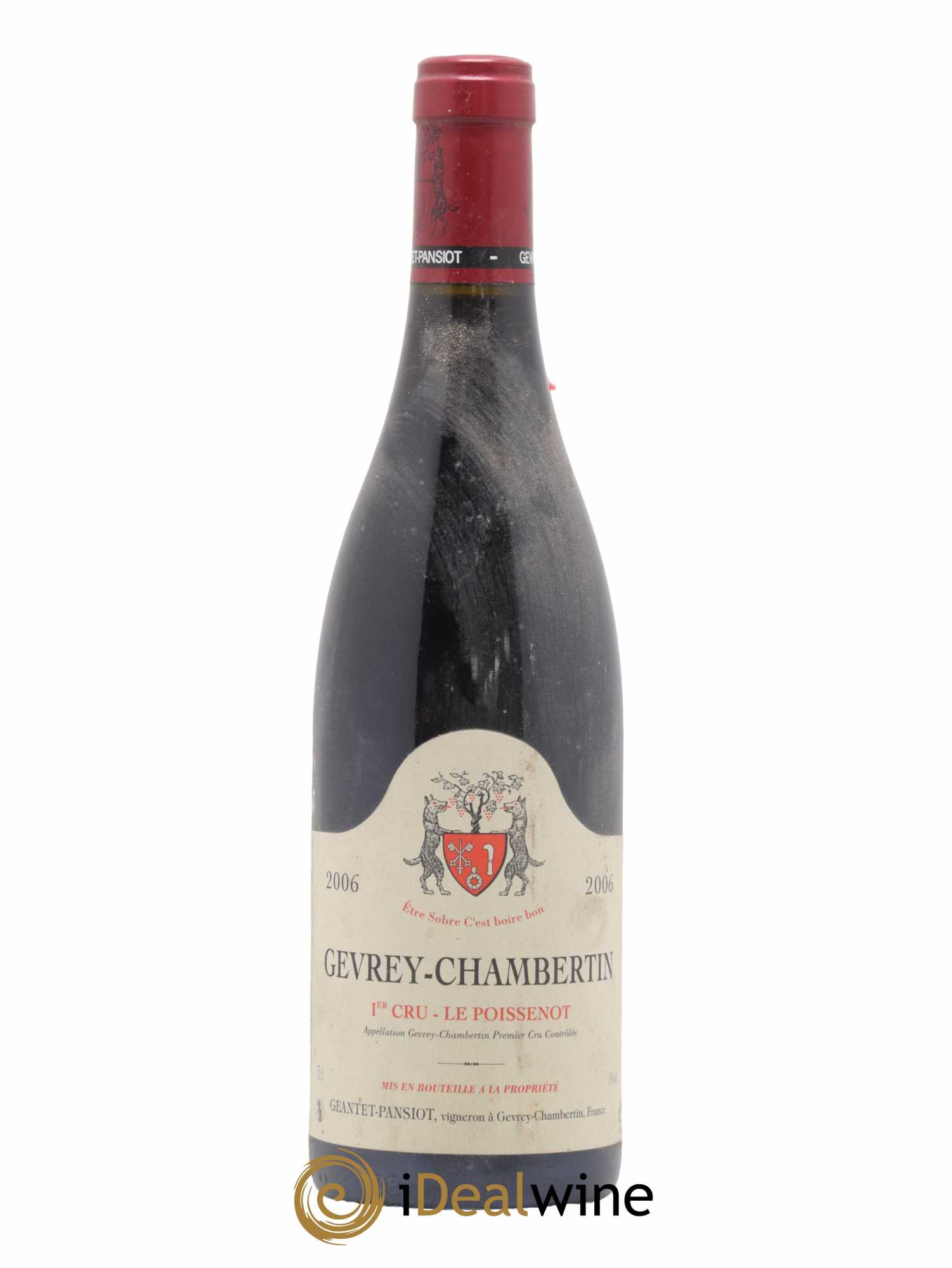 Gevrey-Chambertin 1er Cru Le Poissenot Geantet-Pansiot 2006 - Lot de 1 bouteille - 0
