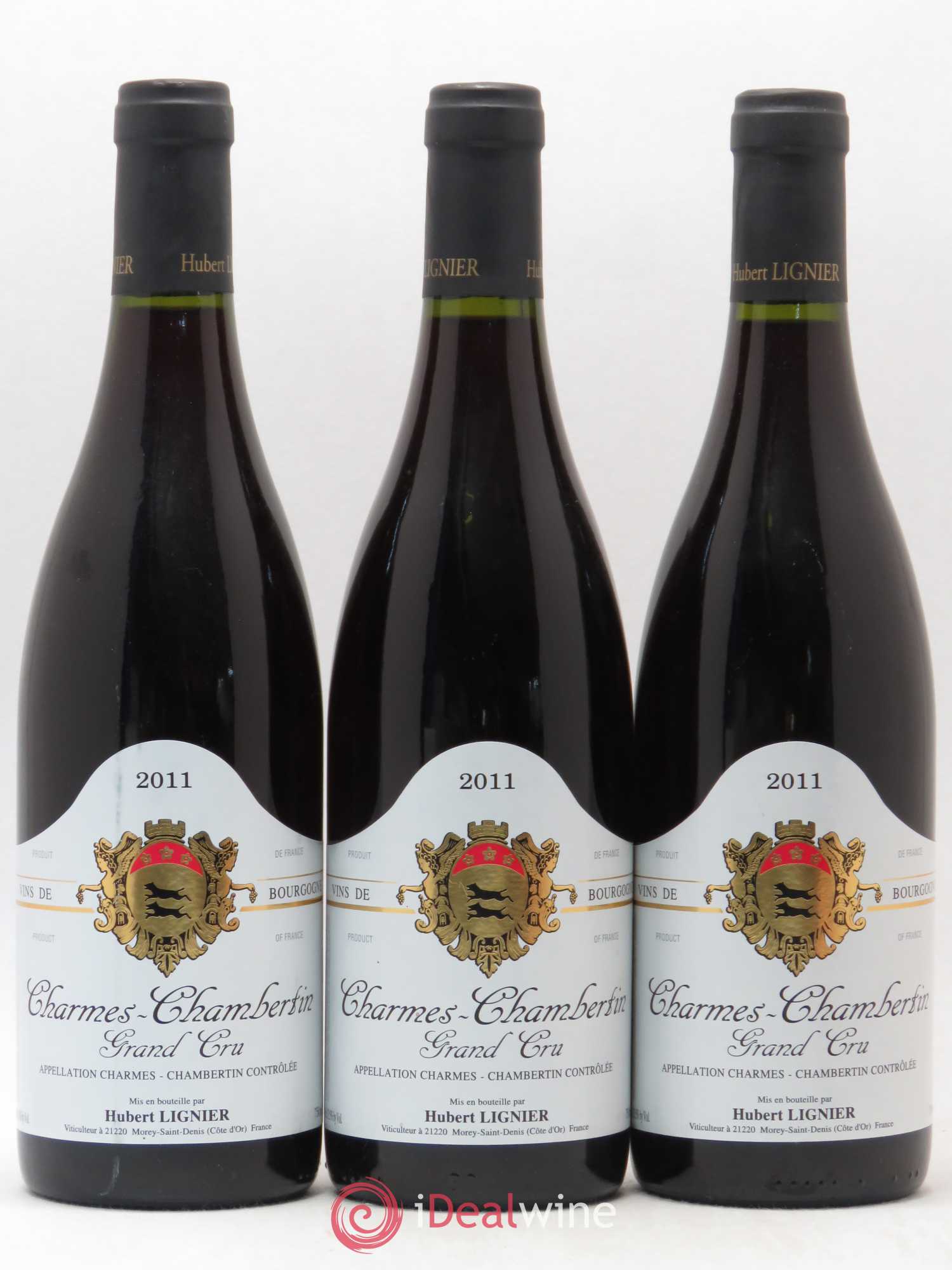 Charmes-Chambertin Grand Cru Hubert Lignier (Domaine) 2011 - Lot de 3 bouteilles - 0