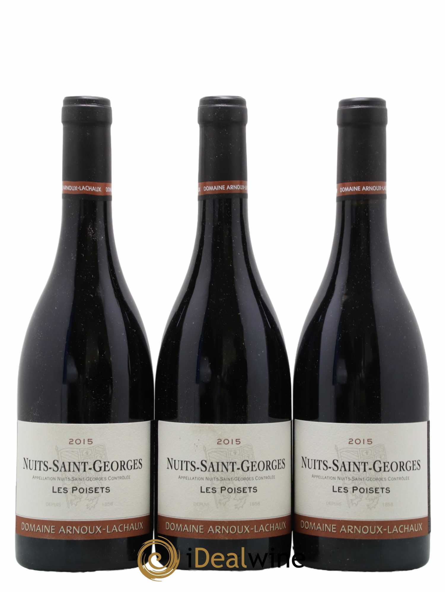 Nuits-Saint-Georges Les Poisets Arnoux-Lachaux (Domaine) 2015 - Lot de 3 bouteilles - 0