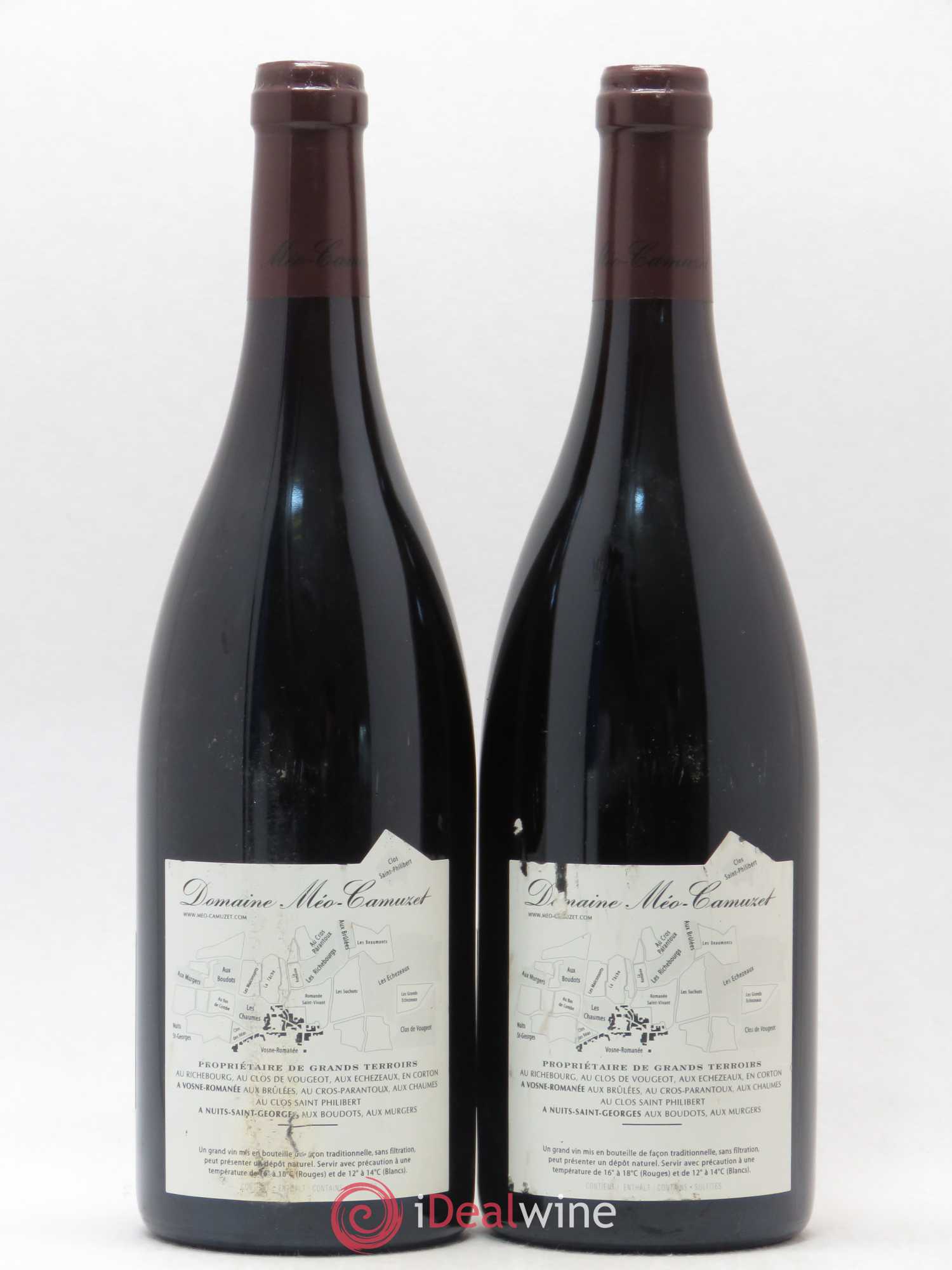 Clos de Vougeot Grand Cru Méo-Camuzet (Domaine) 2008 - Lot de 2 bouteilles - 1