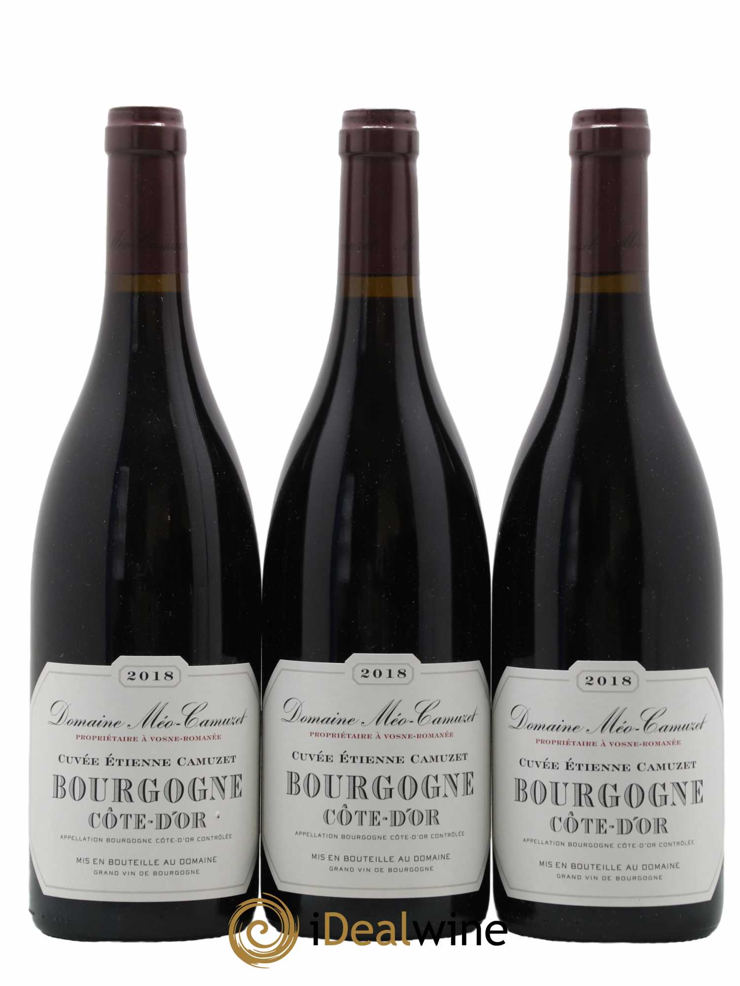 Bourgogne Cuvée Etienne Camuzet Méo-Camuzet (Domaine) 2018 - Lot de 3 bouteilles - 0