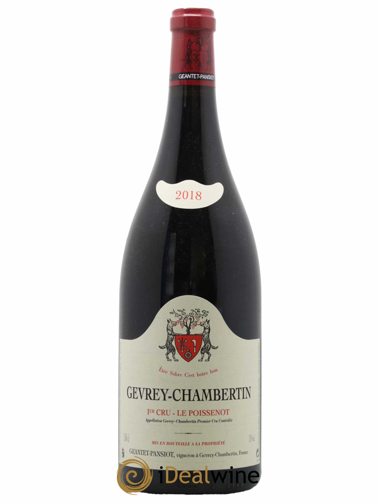 Gevrey-Chambertin 1er Cru Le Poissenot Geantet-Pansiot 2018 - Lot de 1 magnum - 0