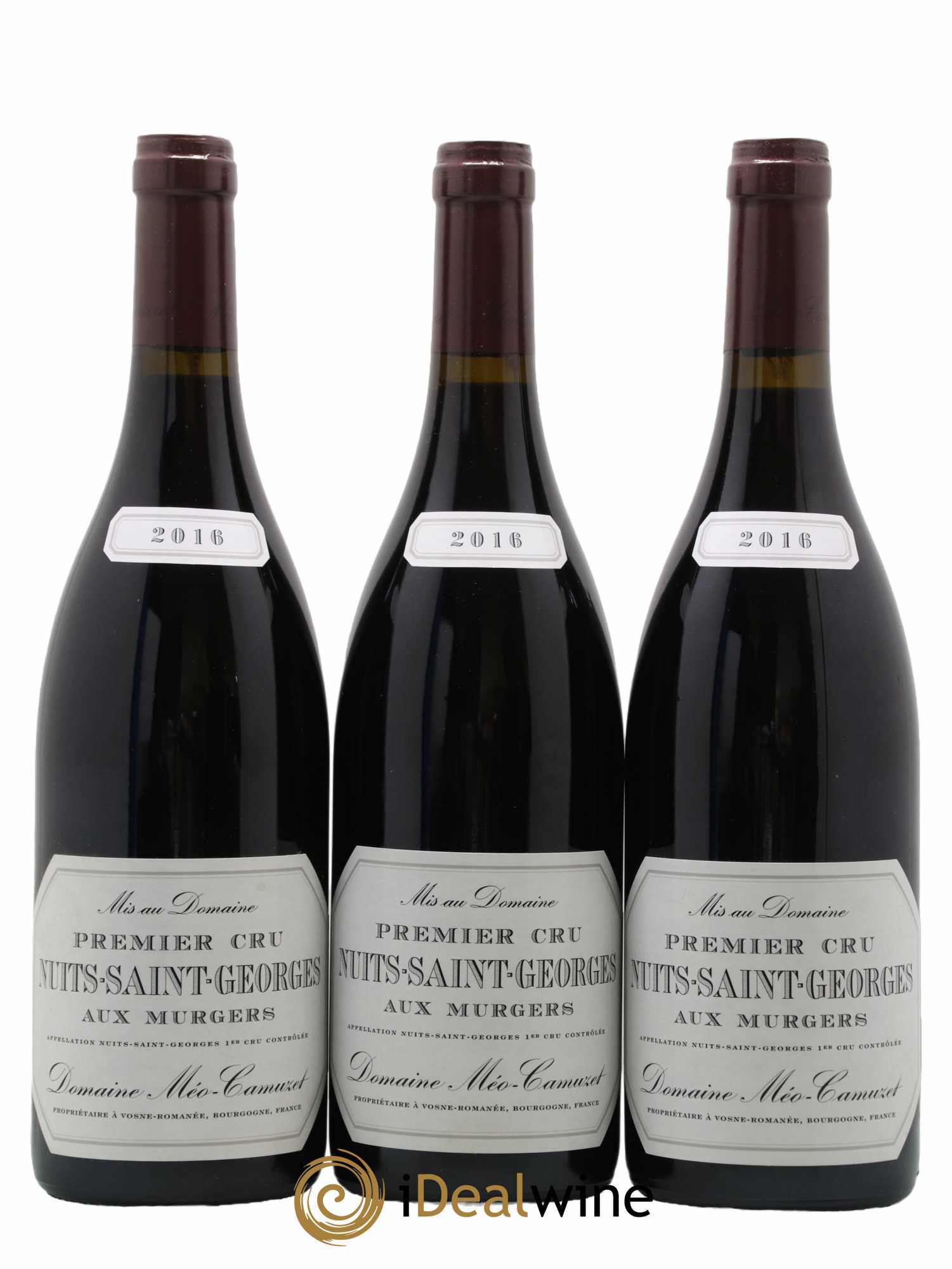 Nuits-Saint-Georges 1er Cru Aux Murgers Méo-Camuzet (Domaine) 2016 - Lot de 3 bouteilles - 0