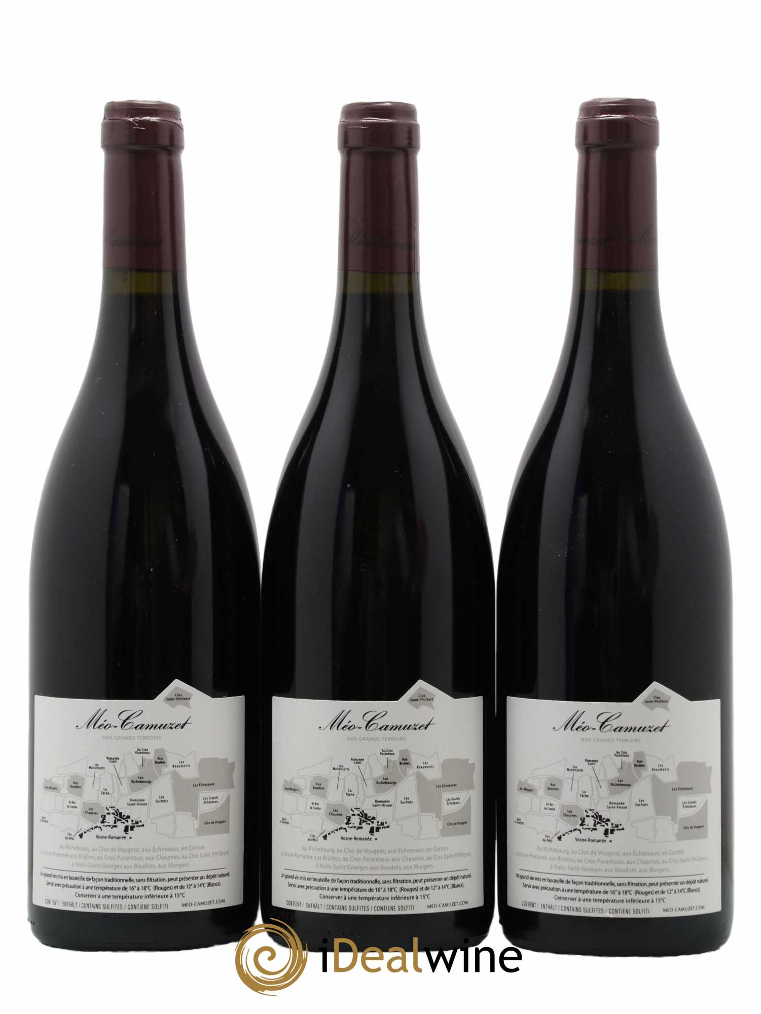 Clos de Vougeot Grand Cru Méo-Camuzet (Domaine) 2018 - Lot de 3 bouteilles - 1