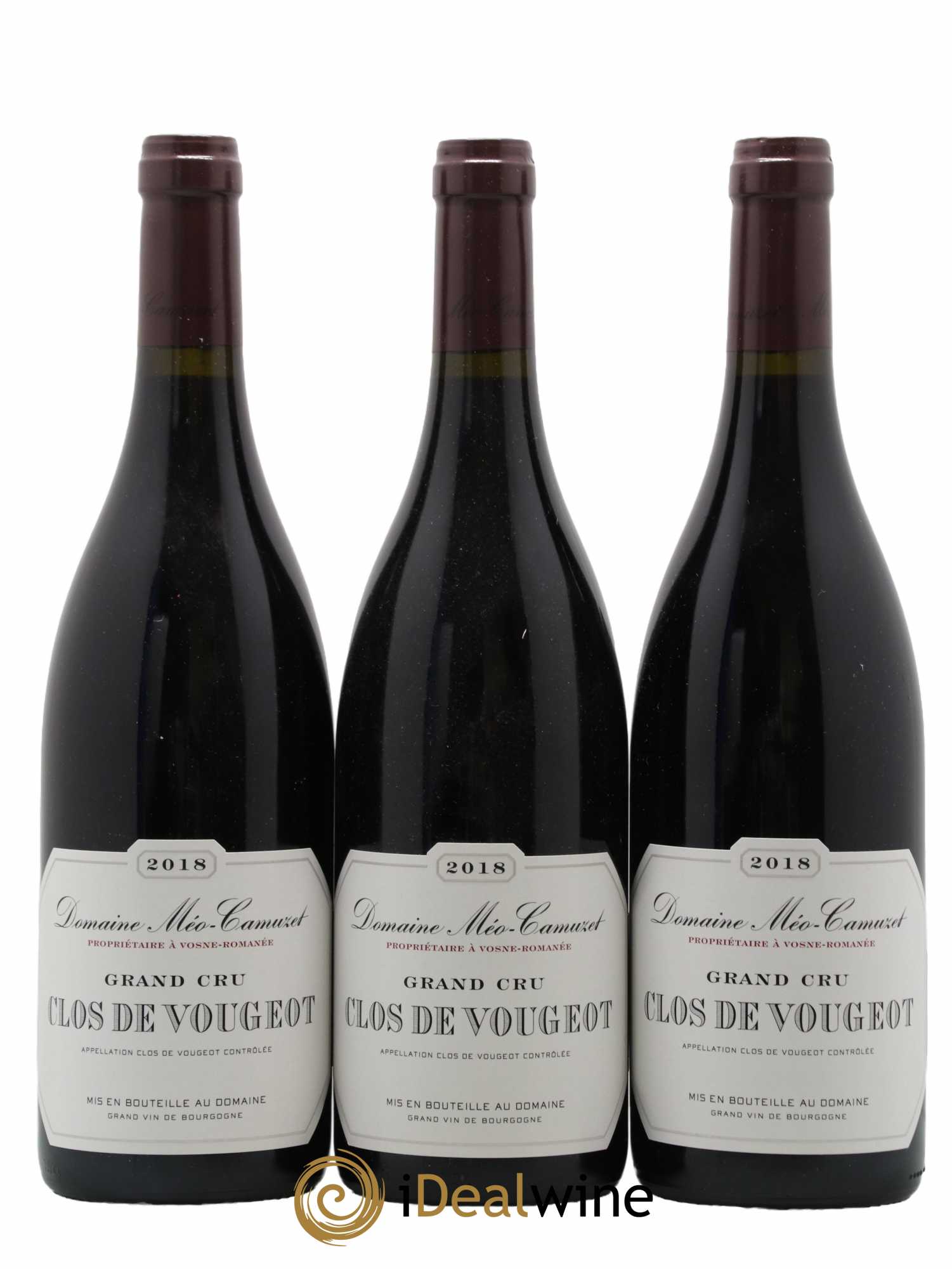 Clos de Vougeot Grand Cru Méo-Camuzet (Domaine) 2018 - Lot de 3 bouteilles - 0