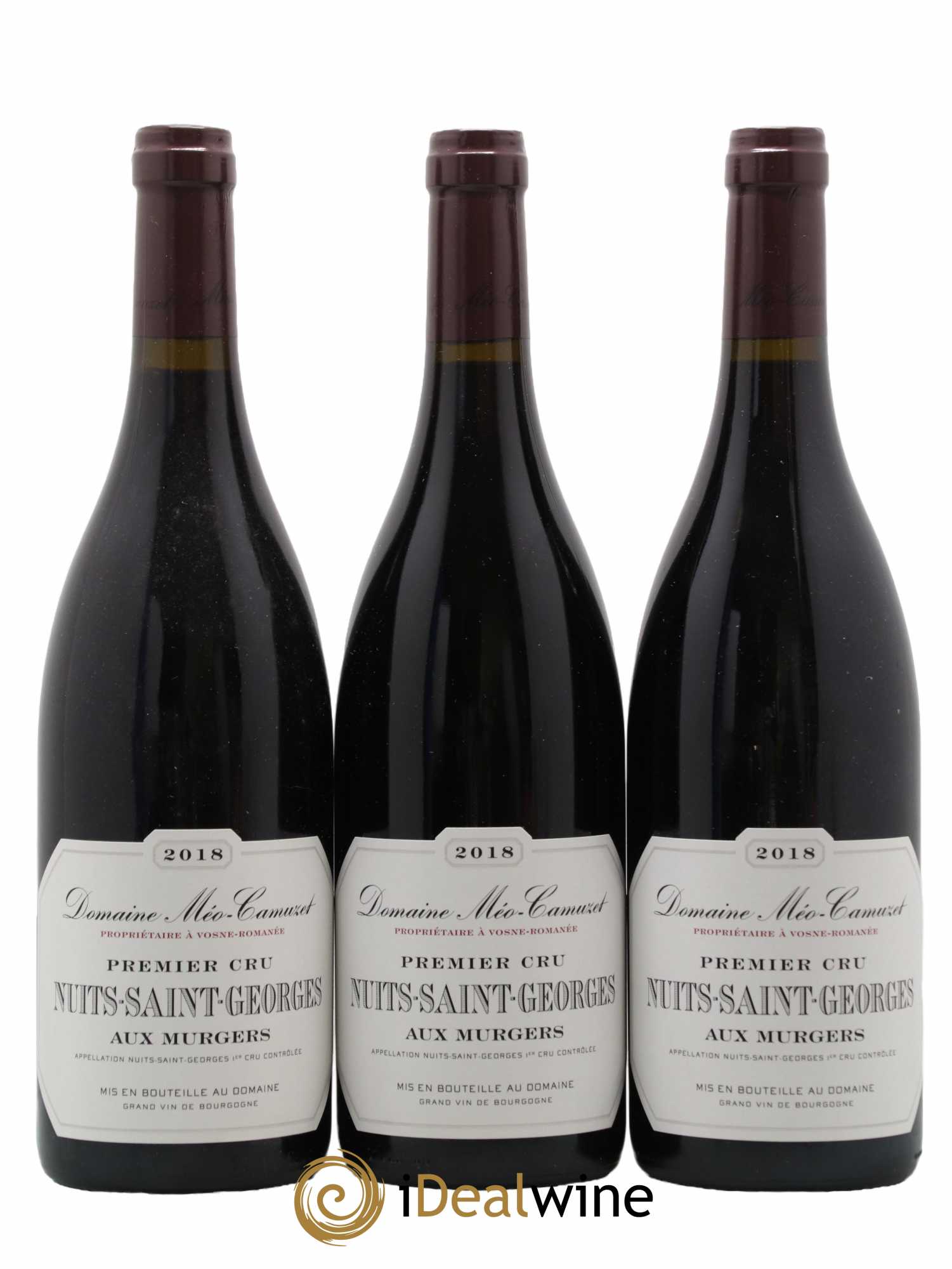 Nuits-Saint-Georges 1er Cru Aux Murgers Méo-Camuzet (Domaine) 2018 - Lot de 3 bouteilles - 0