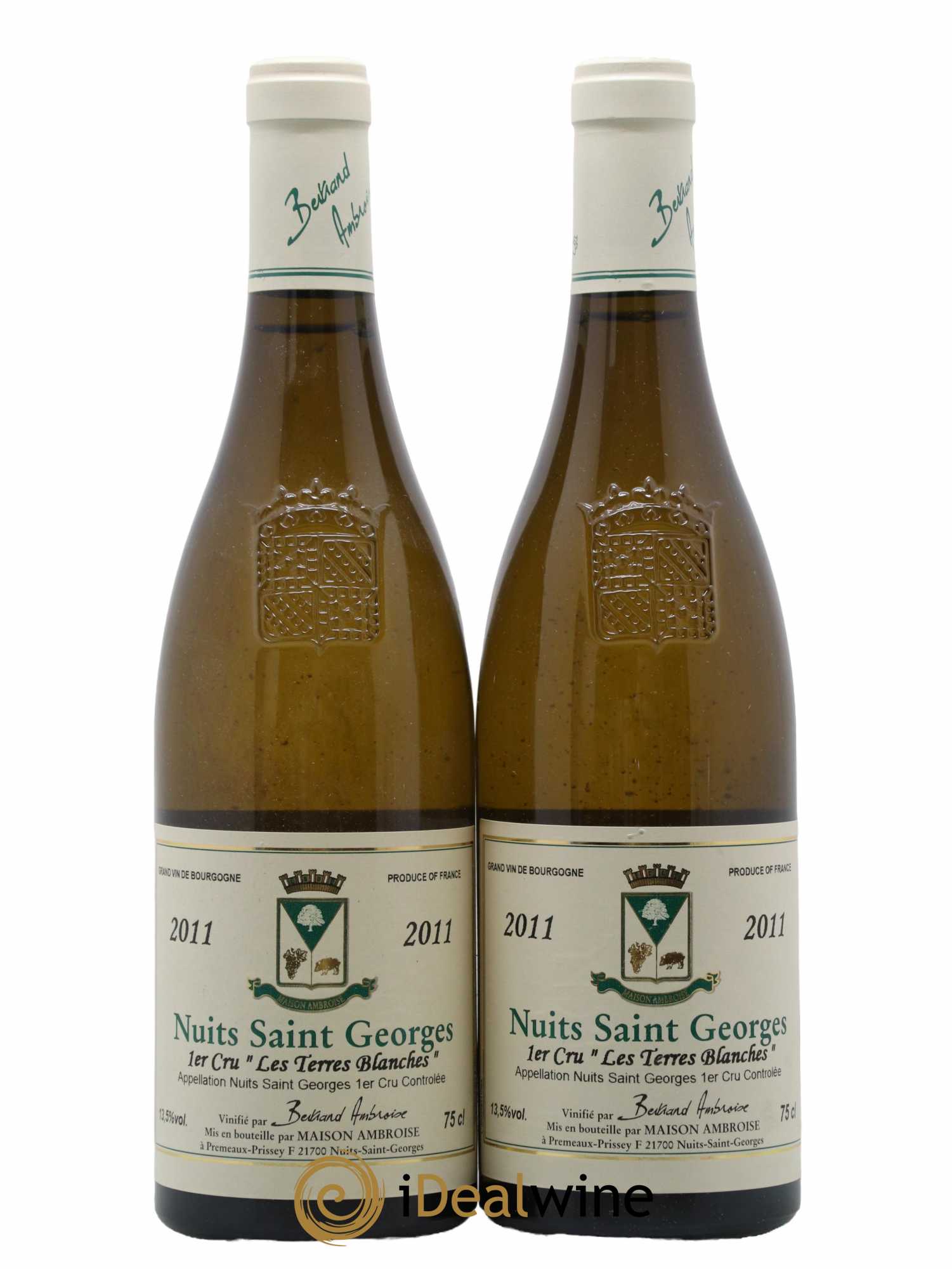 Nuits-Saint-Georges 1er Cru Terres Blanches Domaine Bertrand Ambroise 2011 - Lot de 2 bouteilles - 0