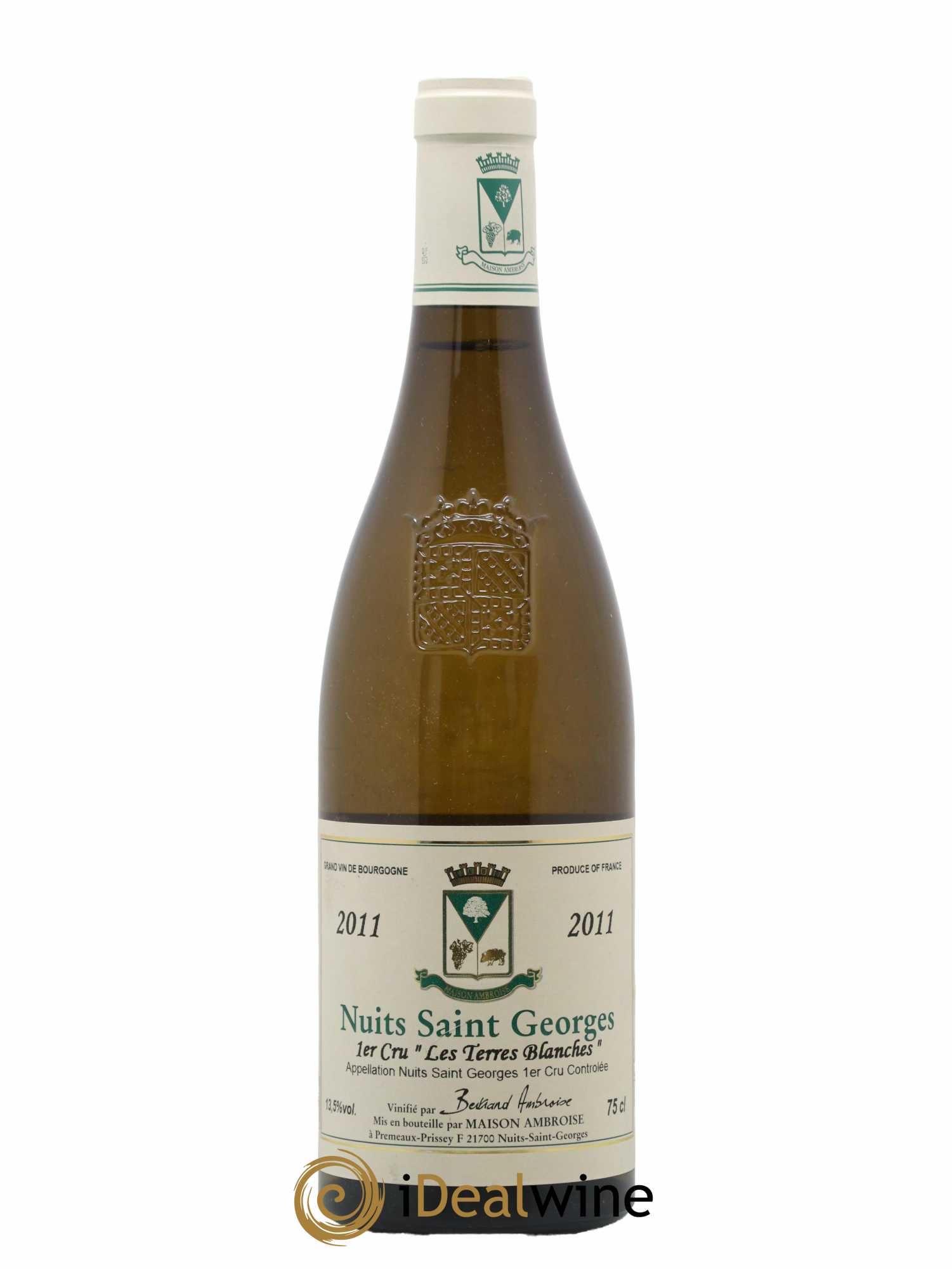 Nuits-Saint-Georges 1er Cru Terres Blanches Domaine Bertrand Ambroise 2011 - Lot de 1 bouteille - 0