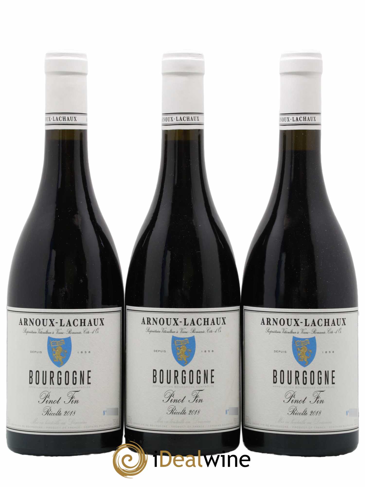 Bourgogne Pinot Fin Arnoux-Lachaux (Domaine) 2018 - Lot de 3 bouteilles - 0