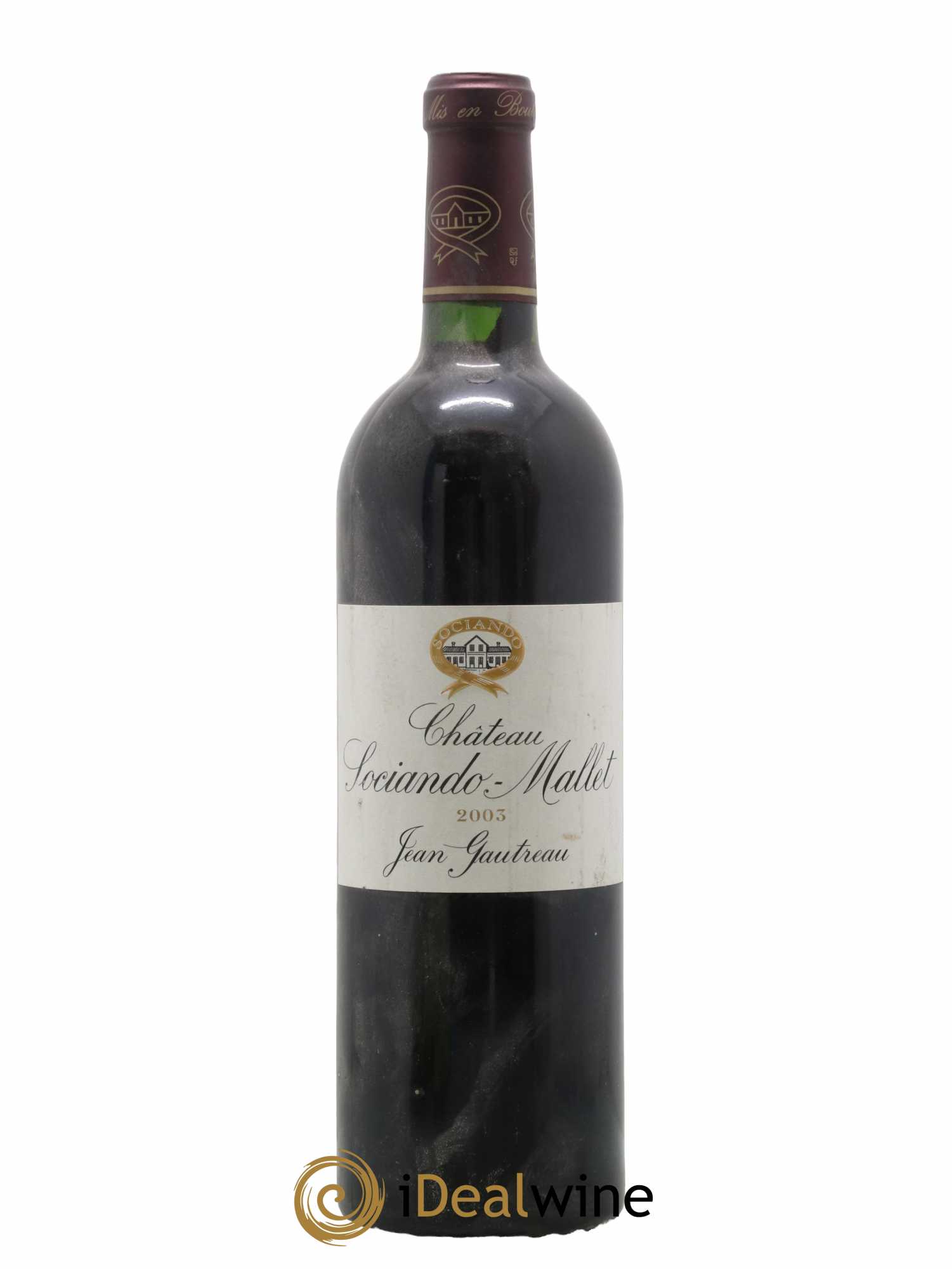 Château Sociando Mallet 2003 - Lot de 1 bouteille - 0