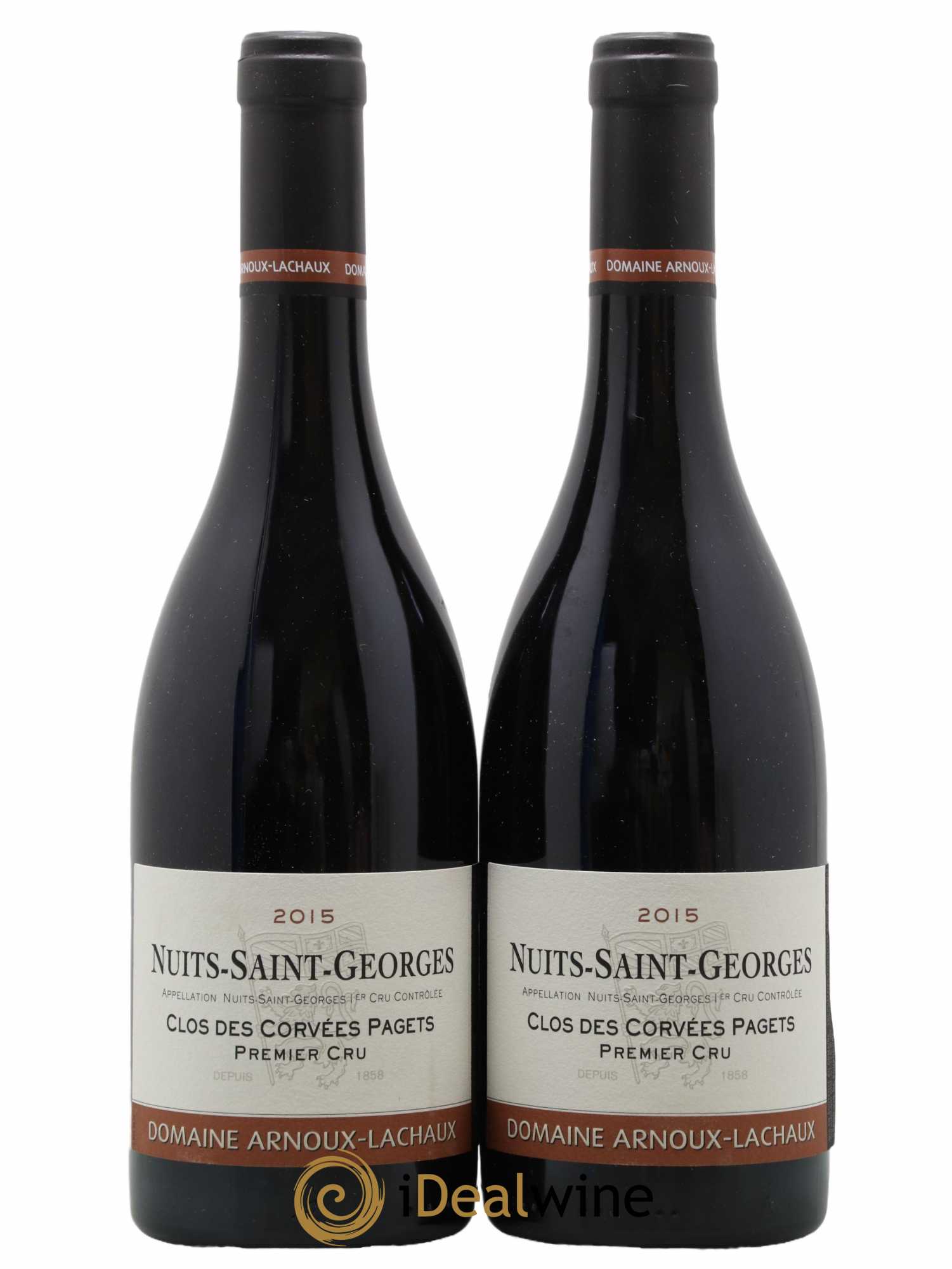 Nuits-Saint-Georges 1er Cru Clos des Corvées Pagets Arnoux-Lachaux (Domaine) 2015 - Lot de 2 bouteilles - 0