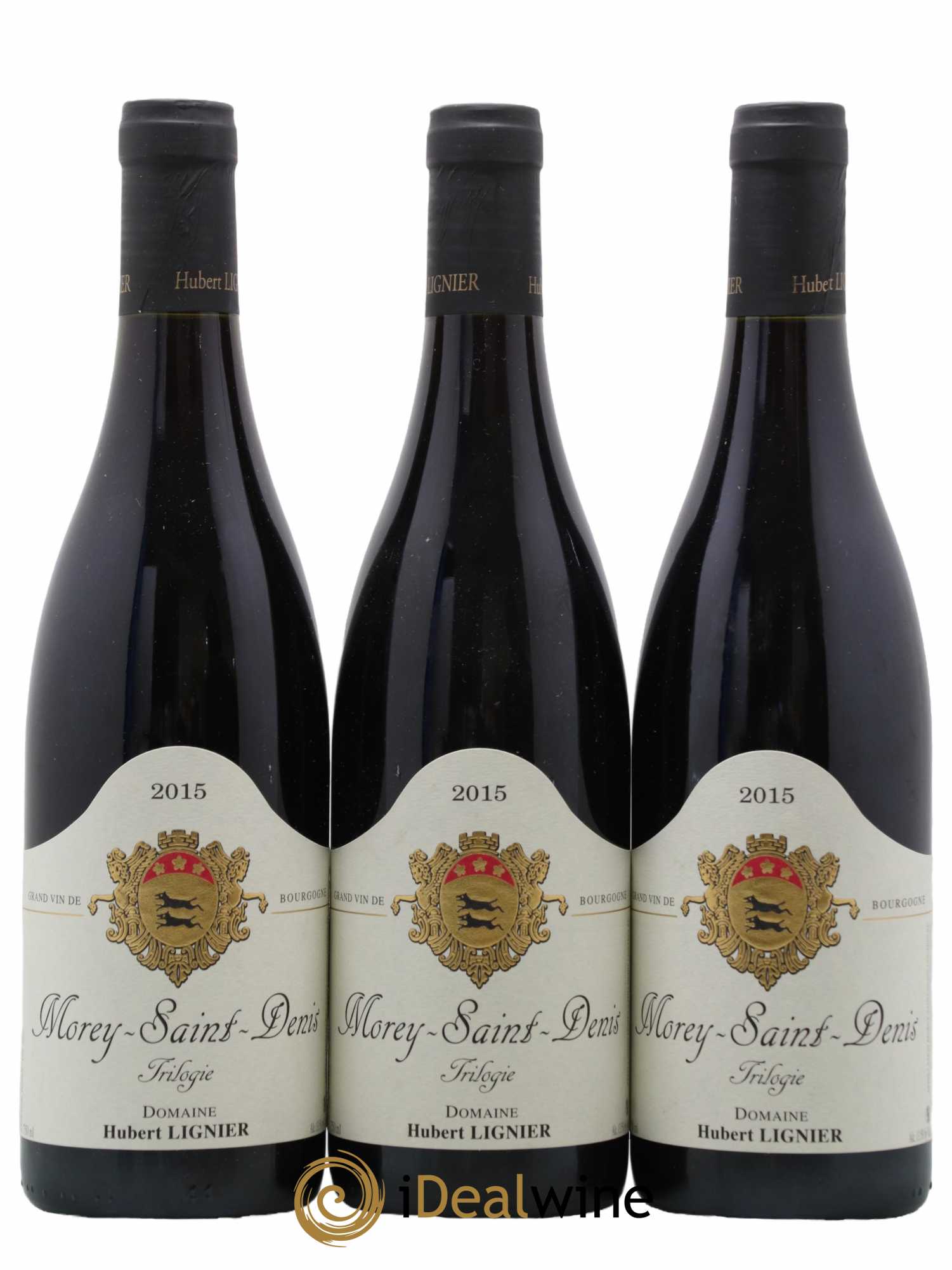 Morey-Saint-Denis Trilogie Hubert Lignier (Domaine) 2015 - Lot de 3 bouteilles - 0