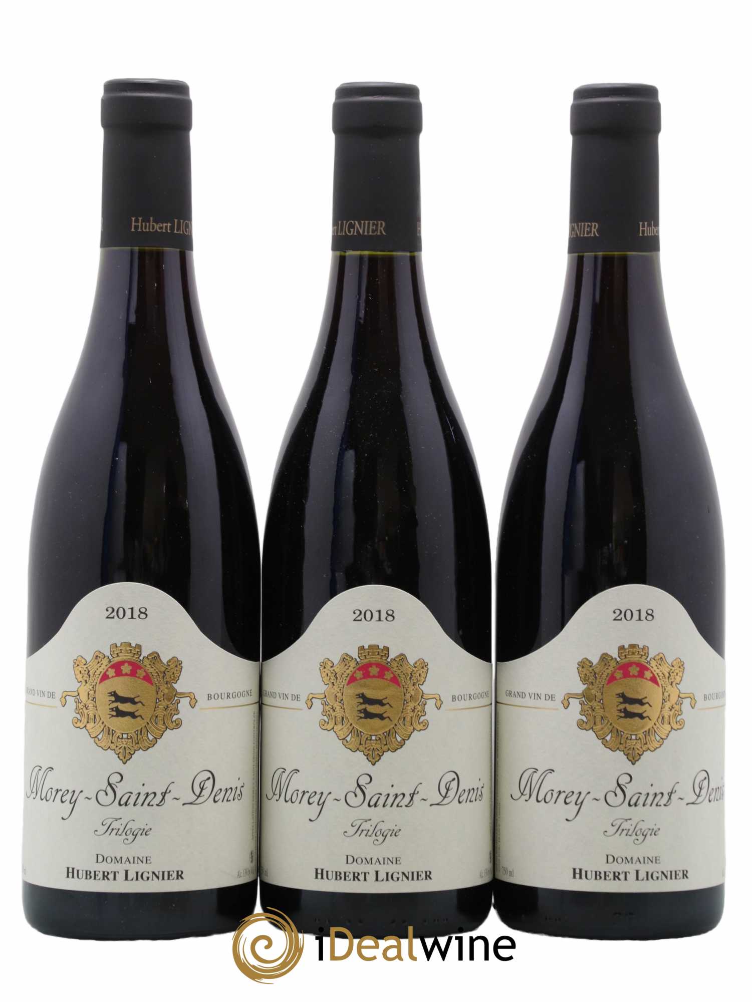 Morey Saint-Denis Trilogie Hubert Lignier (Domaine) 2018 - Posten von 3 Flaschen - 0