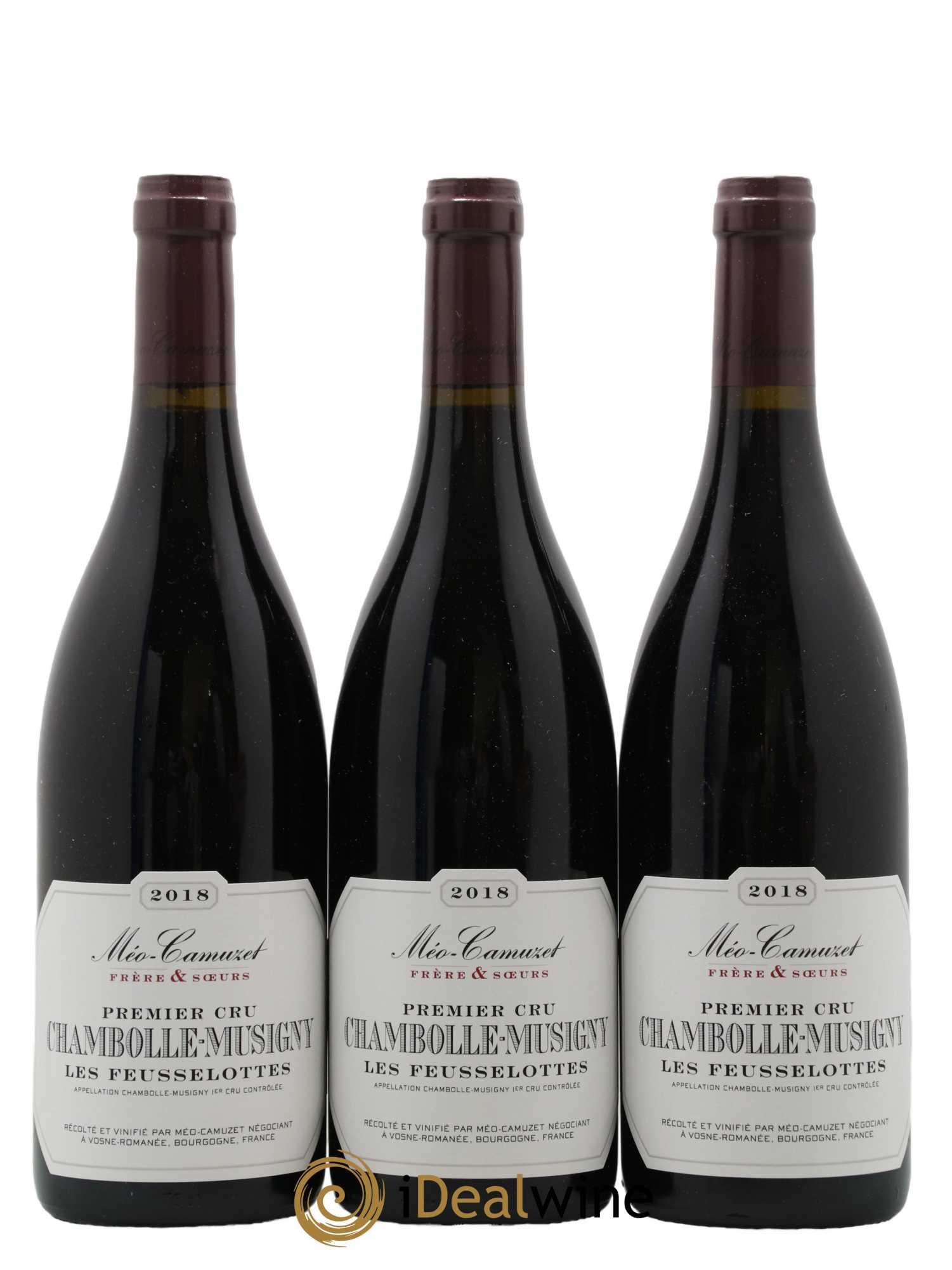 Chambolle-Musigny 1er Cru Les Feusselottes Méo-Camuzet (Frère & Soeurs) 2018 - Lot de 3 bouteilles - 0