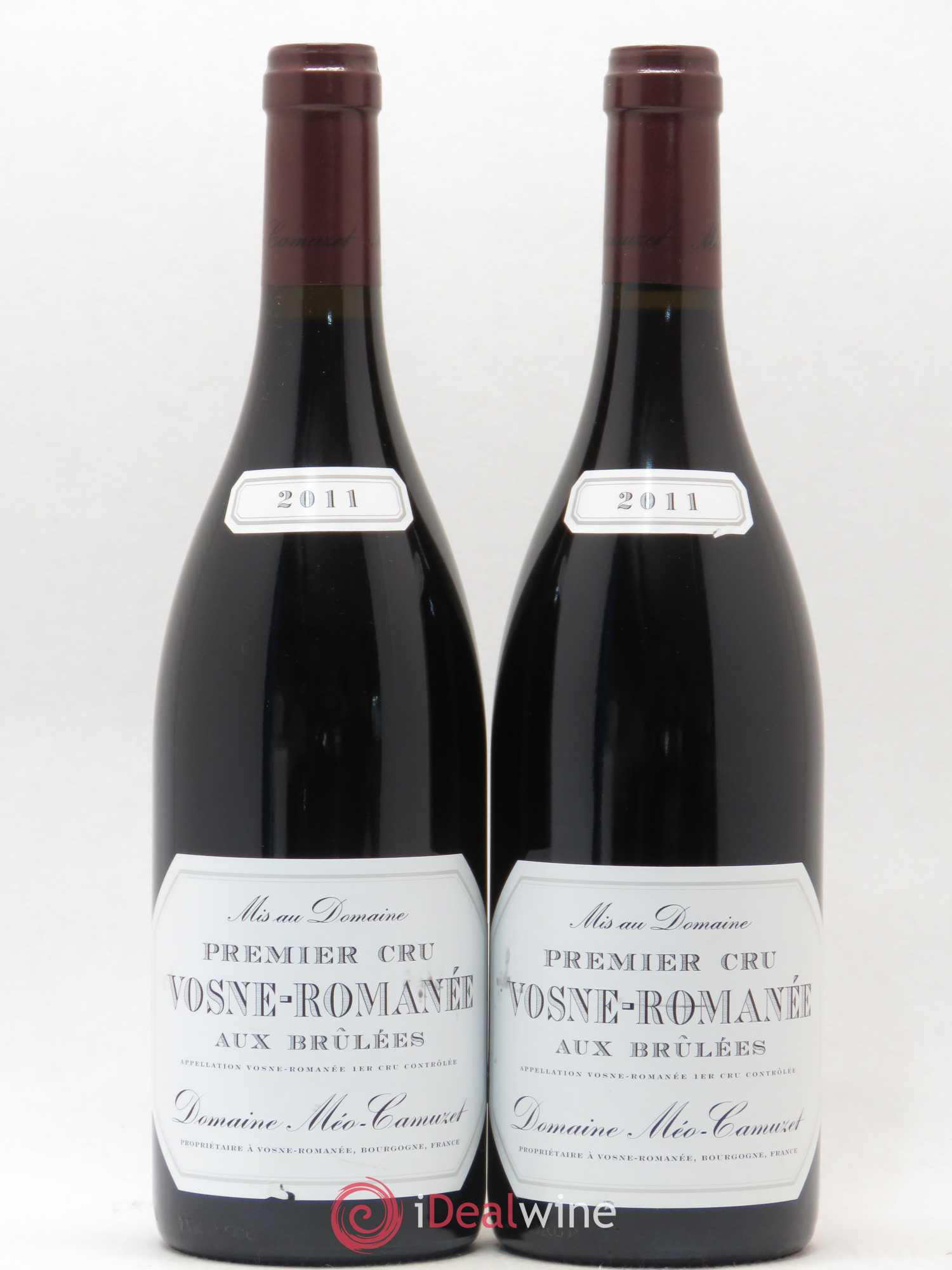 Vosne-Romanée 1er Cru Aux Brûlées Méo-Camuzet (Domaine) 2011 - Lot de 2 bouteilles - 0
