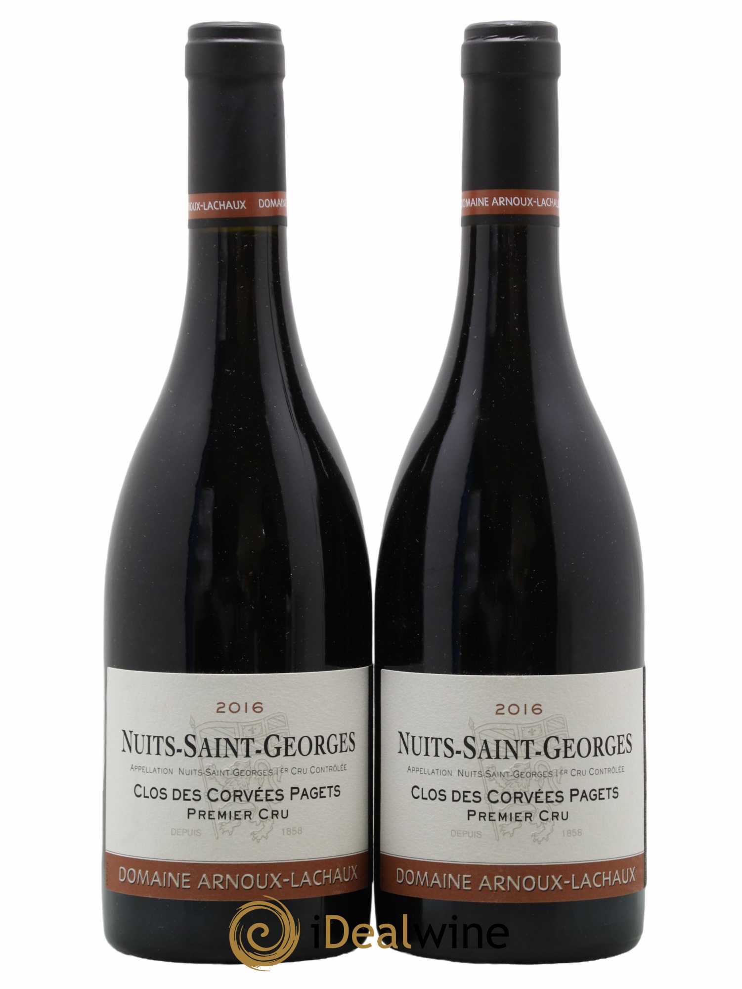 Nuits-Saint-Georges 1er Cru Clos des Corvées Pagets Arnoux-Lachaux (Domaine) 2016 - Lot de 2 bouteilles - 0