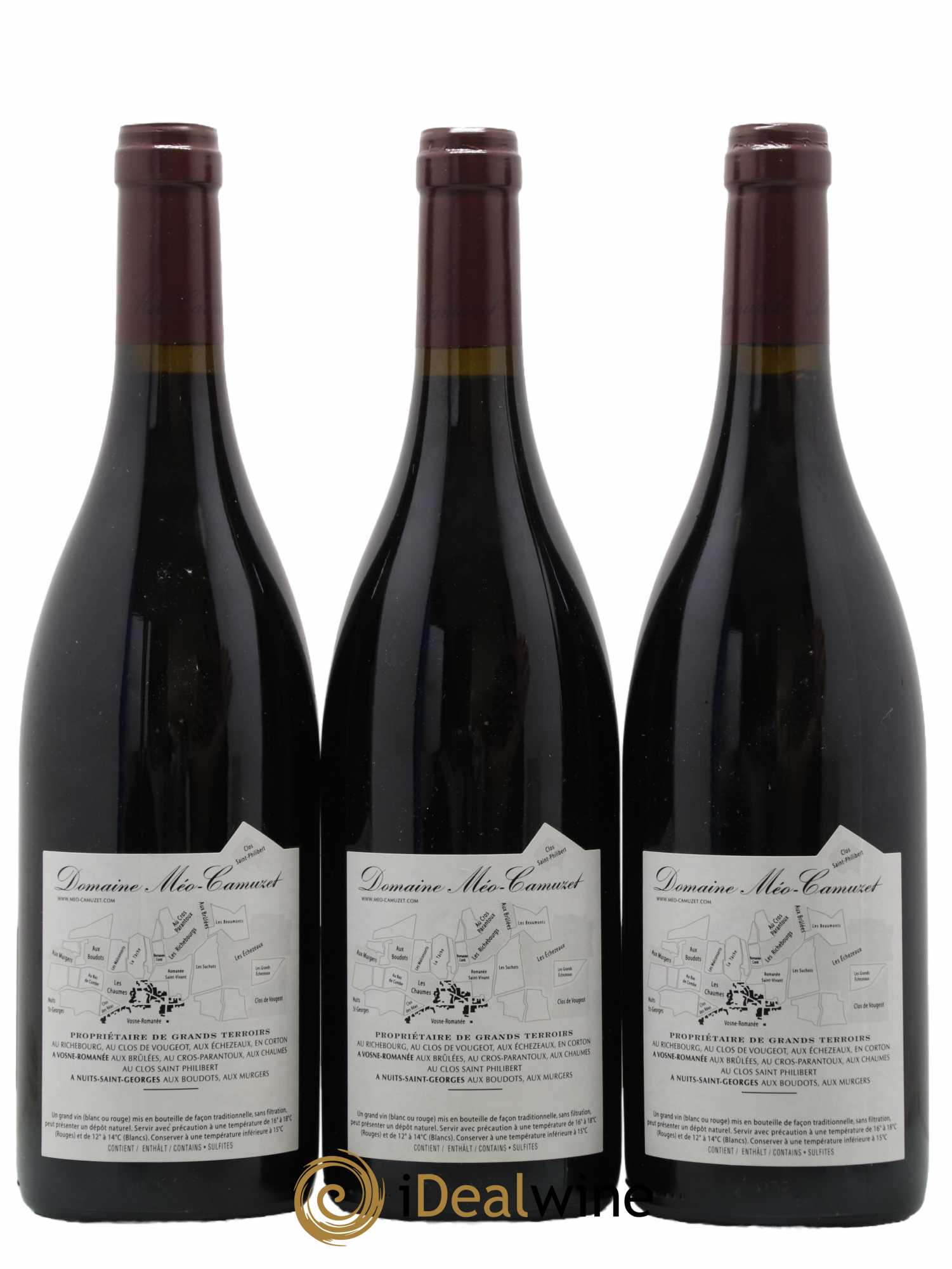Nuits-Saint-Georges 1er Cru Aux Murgers Méo-Camuzet (Domaine) 2016 - Lot de 3 bouteilles - 1