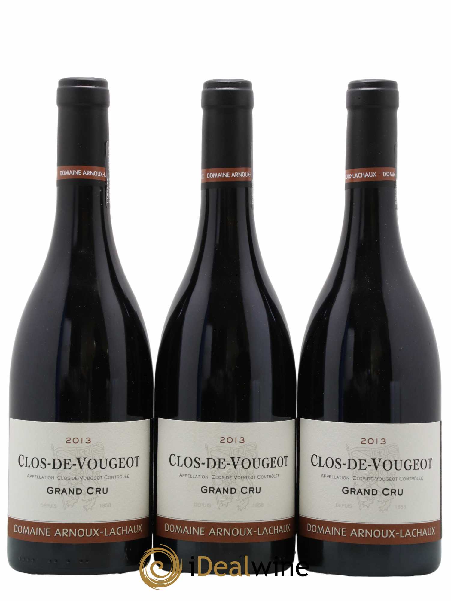 Clos de Vougeot Grand Cru Arnoux-Lachaux (Domaine) 2013 - Lot de 3 bouteilles - 0