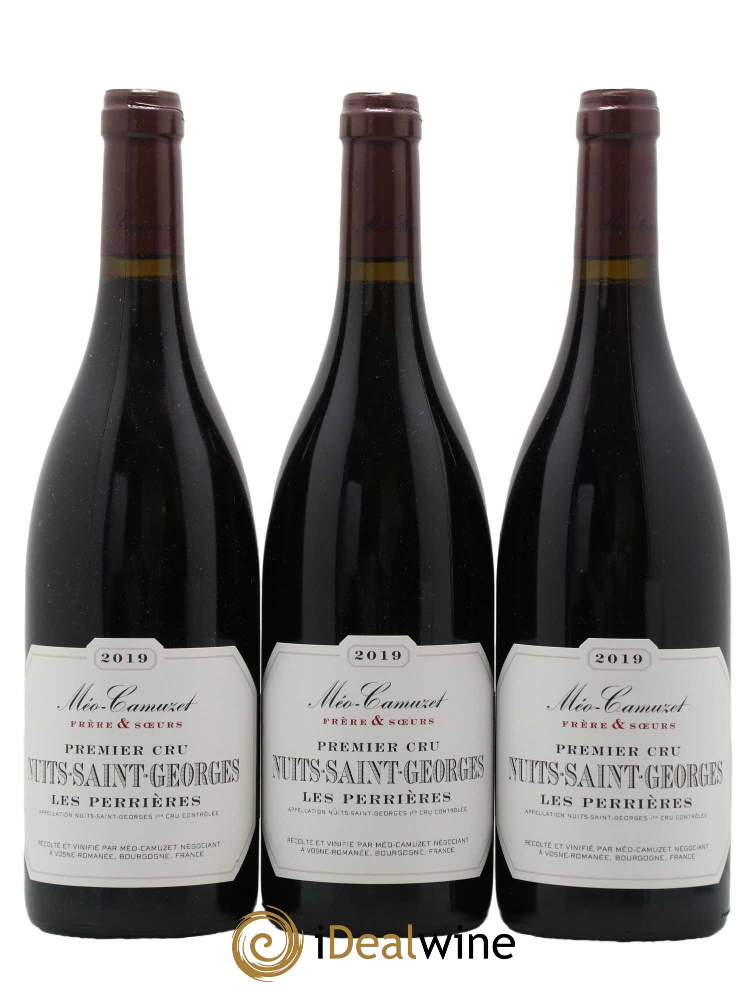 Nuits-Saint-Georges 1er Cru Les Perrières Méo-Camuzet (Frère & Soeurs) 2019 - Lot de 3 bouteilles - 0