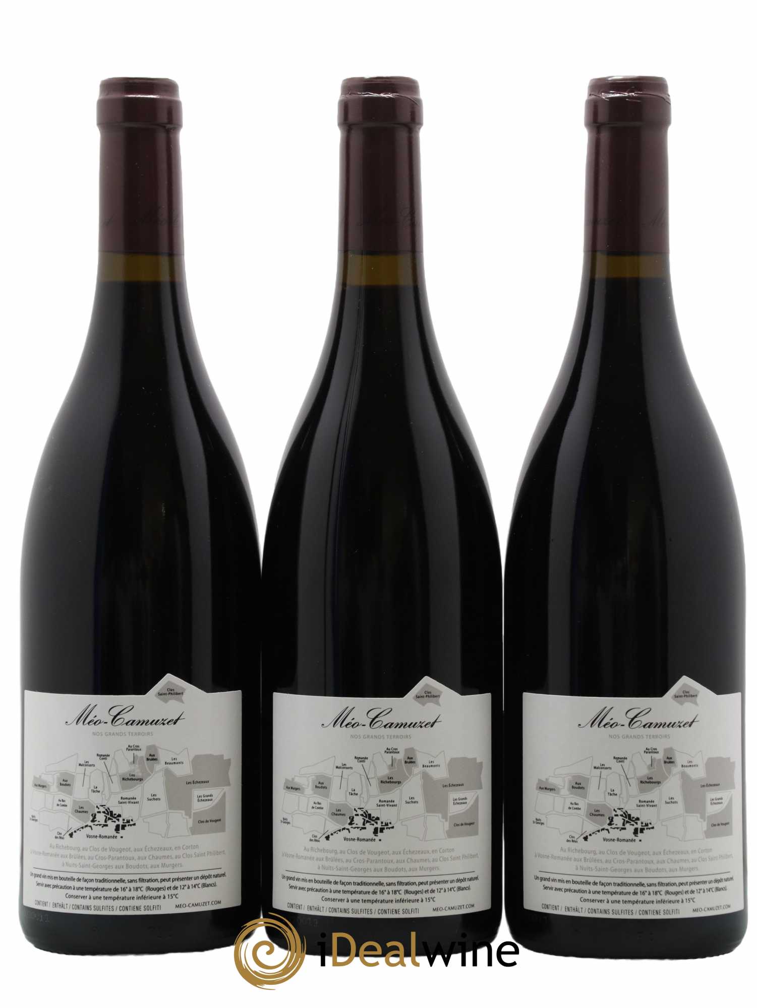 Vosne-Romanée 1er Cru Les Chaumes Méo-Camuzet (Domaine) 2018 - Lot de 3 bouteilles - 1