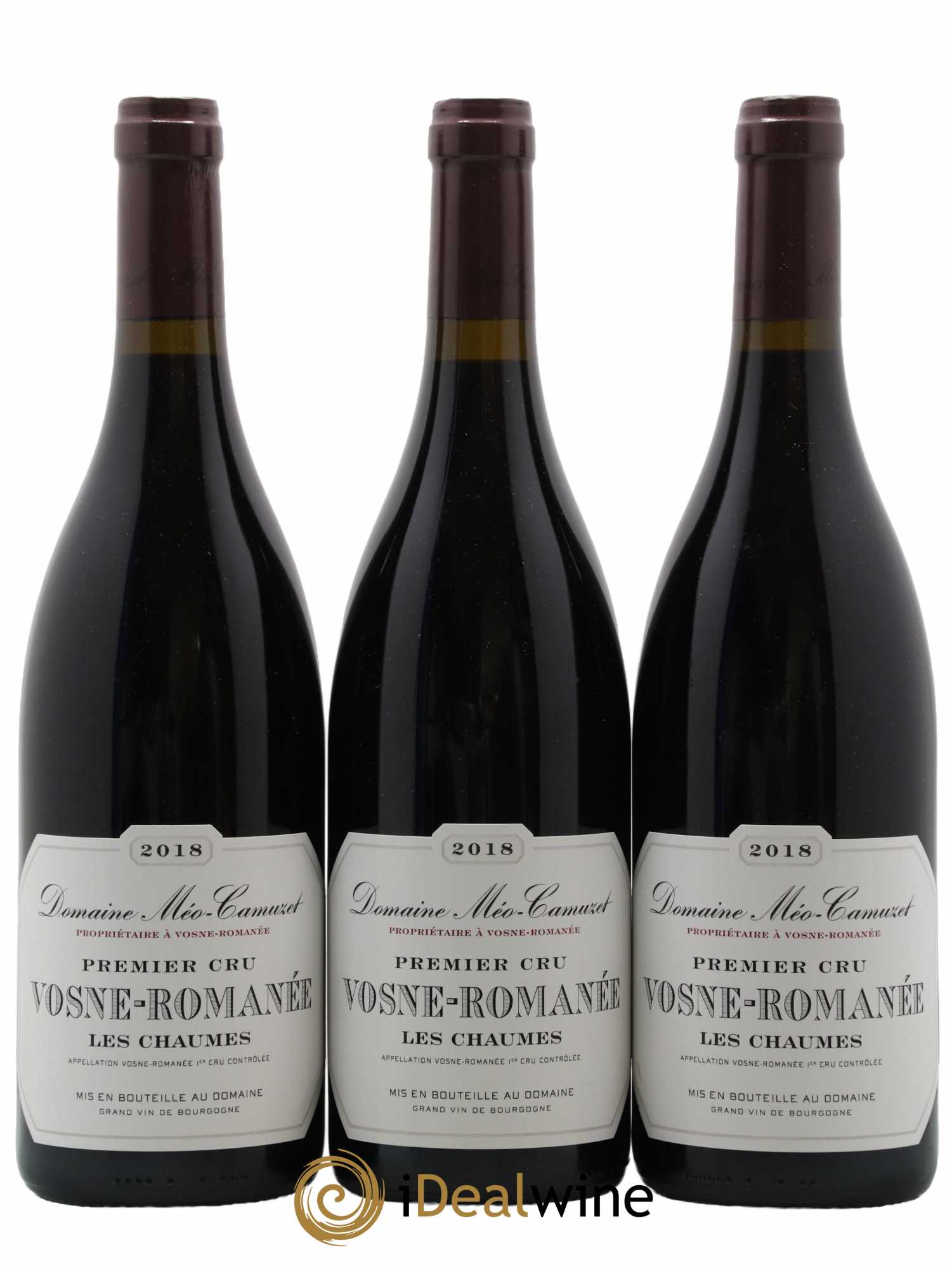 Vosne-Romanée 1er Cru Les Chaumes Méo-Camuzet (Domaine) 2018 - Lot de 3 bouteilles - 0