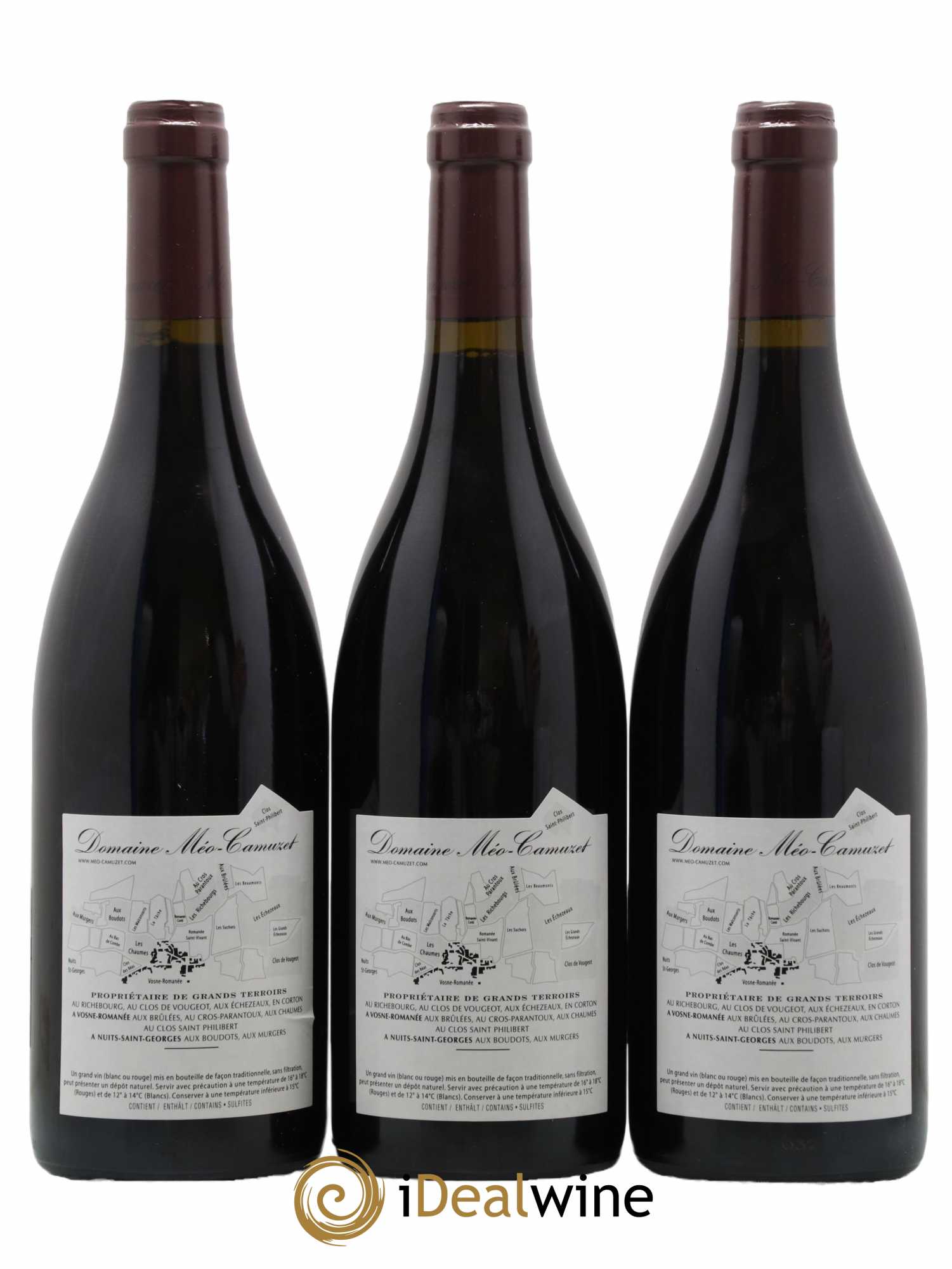Vosne-Romanée 1er Cru Aux Brûlées Méo-Camuzet (Domaine) 2016 - Lot de 3 bouteilles - 1