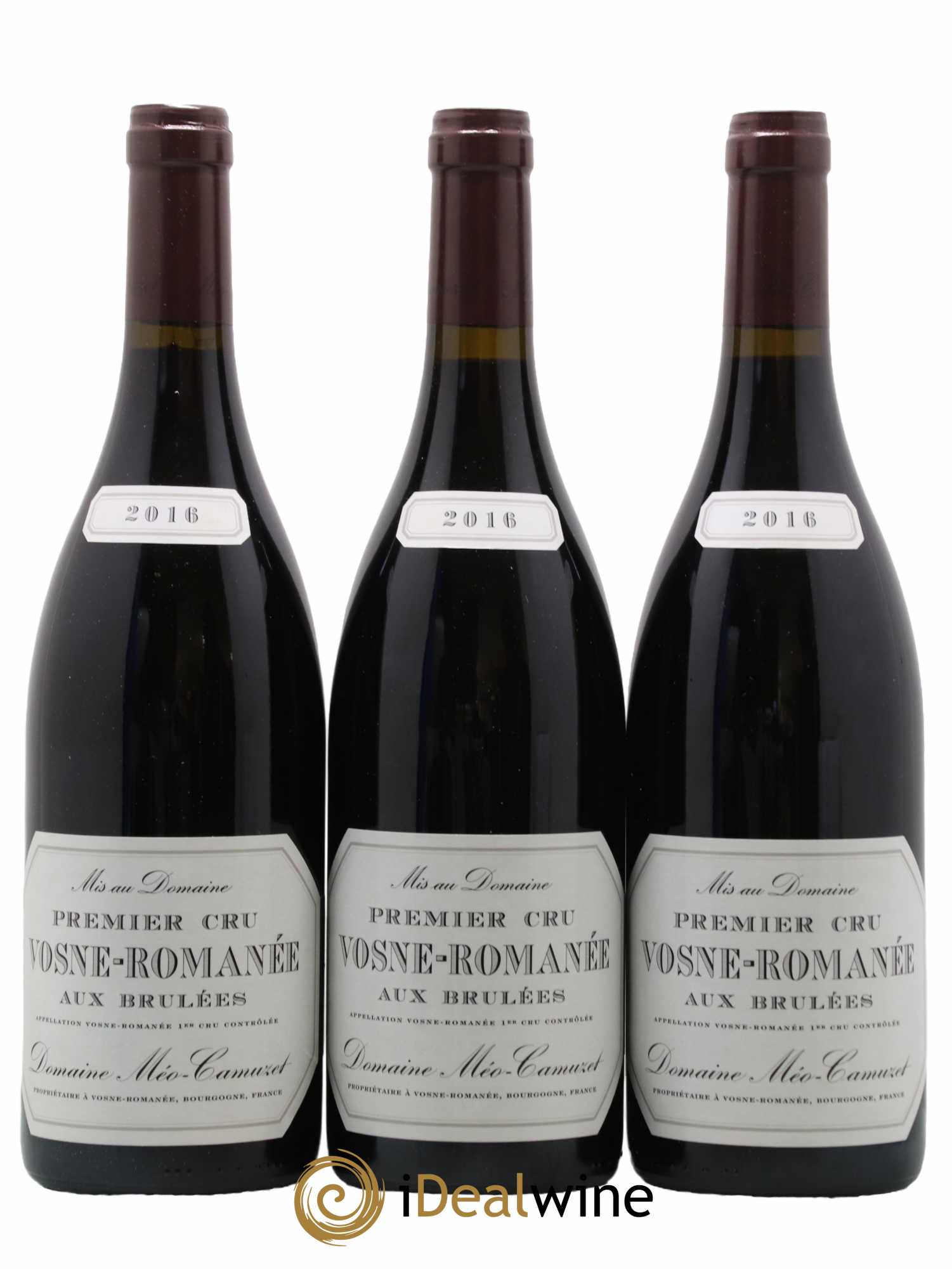 Vosne-Romanée 1er Cru Aux Brûlées Méo-Camuzet (Domaine) 2016 - Lot de 3 bouteilles - 0