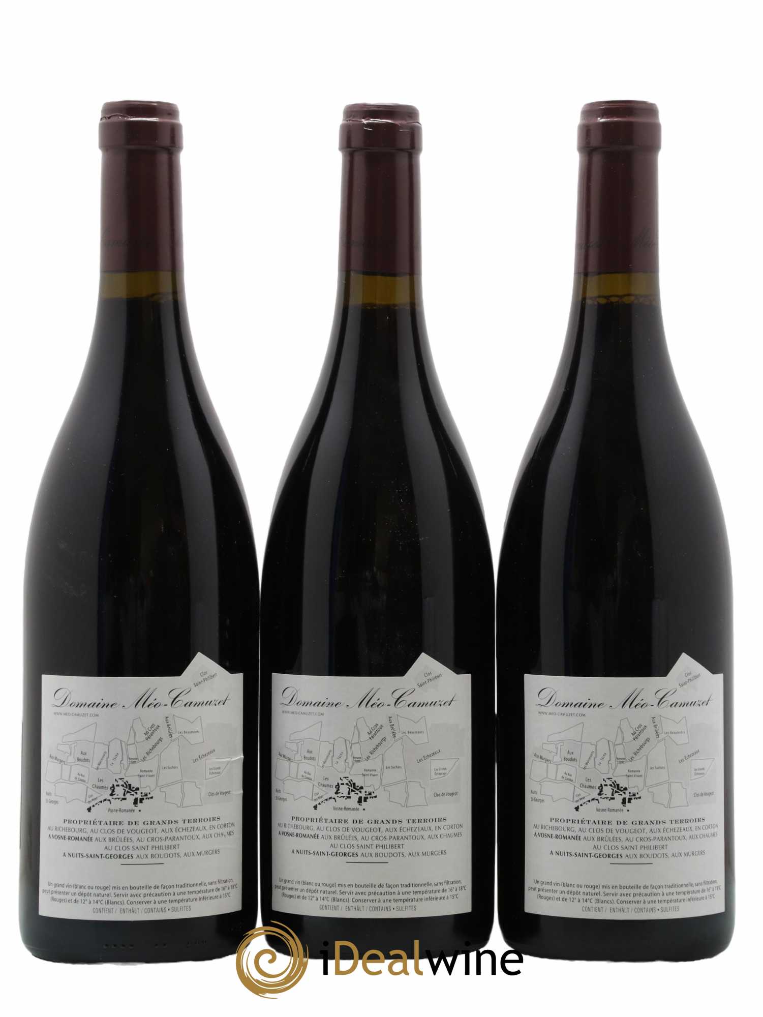Vosne-Romanée 1er Cru Aux Brûlées Méo-Camuzet (Domaine) 2014 - Lot de 3 bouteilles - 1