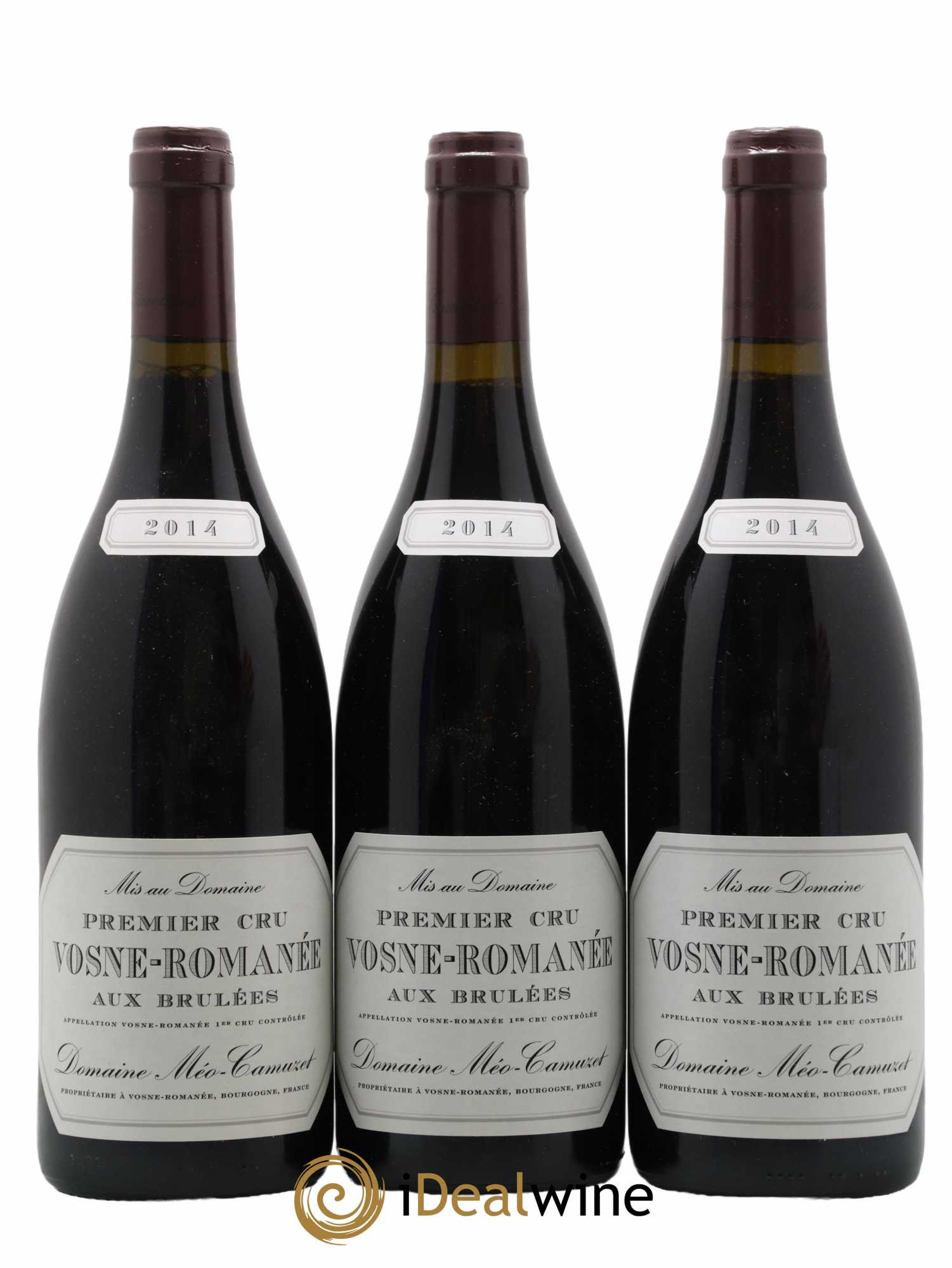 Vosne-Romanée 1er Cru Aux Brûlées Méo-Camuzet (Domaine) 2014 - Lot de 3 bouteilles - 0