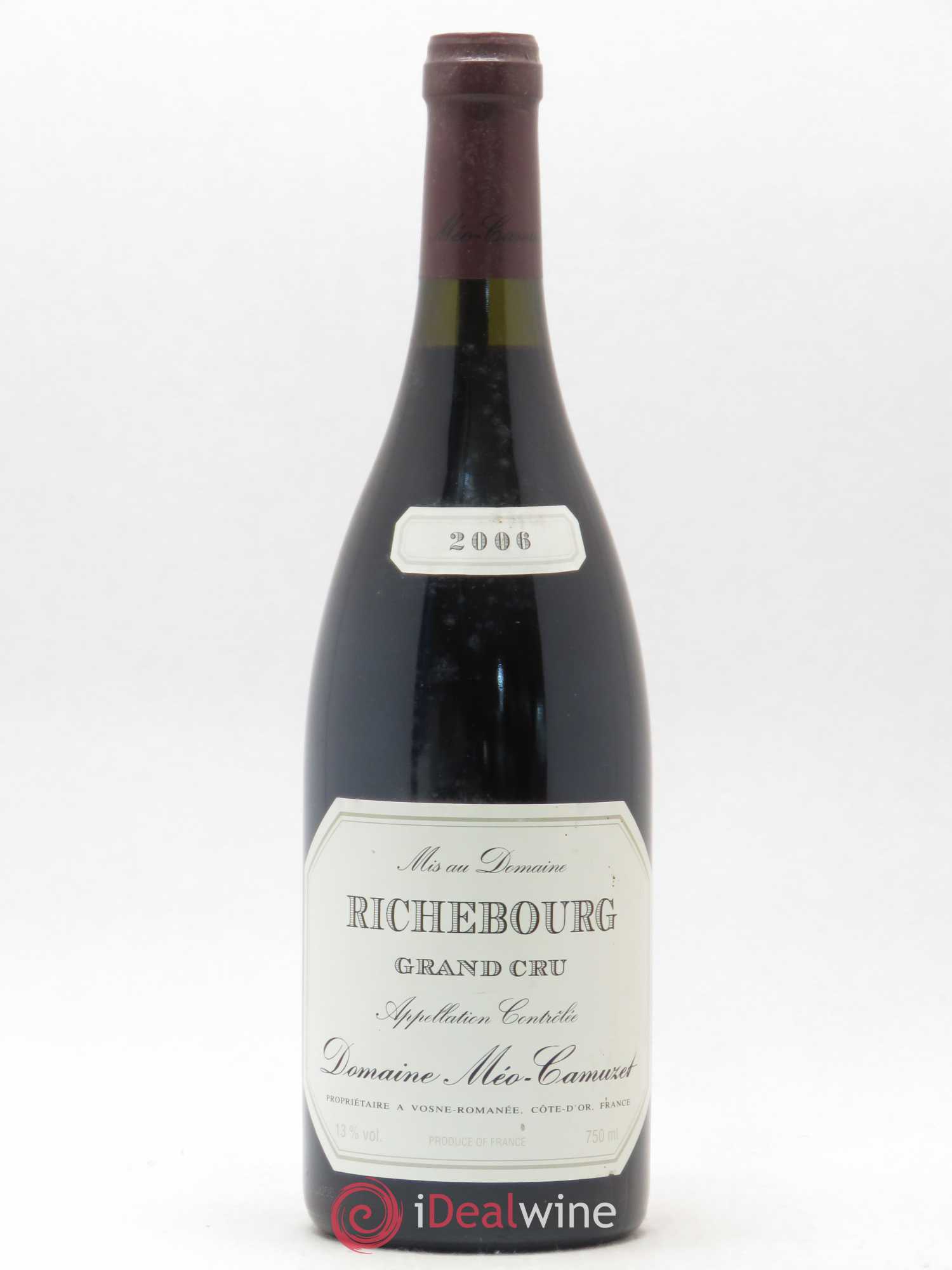 Richebourg Grand Cru Méo-Camuzet (Domaine) 2006 - Lot de 1 bouteille - 0