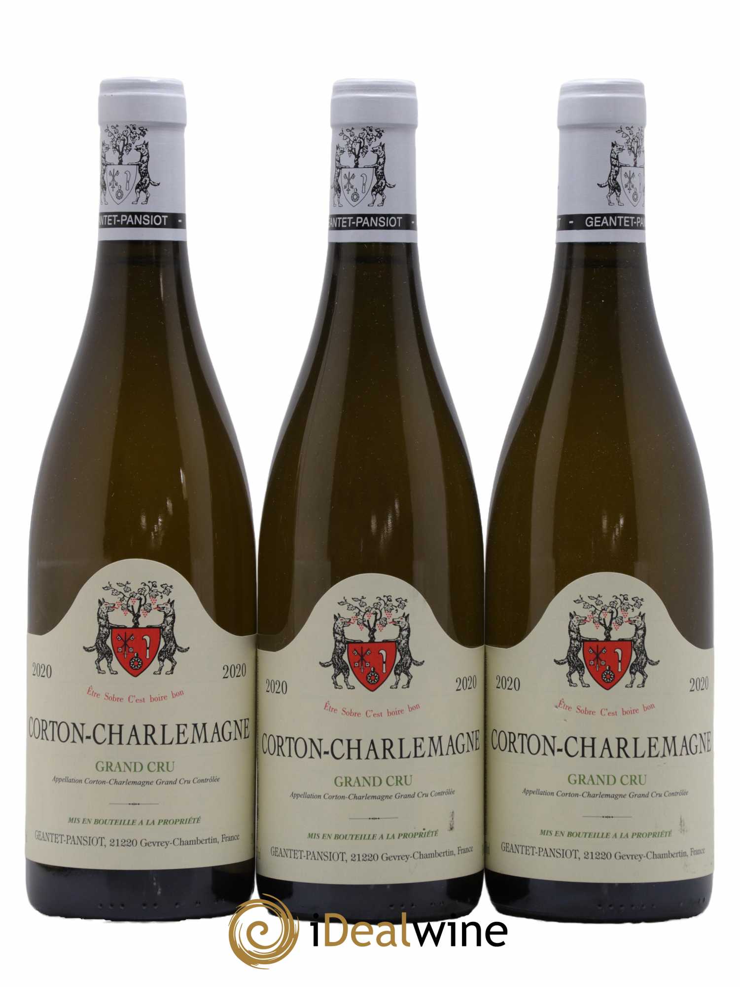 Corton-Charlemagne Grand Cru Geantet-Pansiot 2020 - Lot de 3 bouteilles - 0
