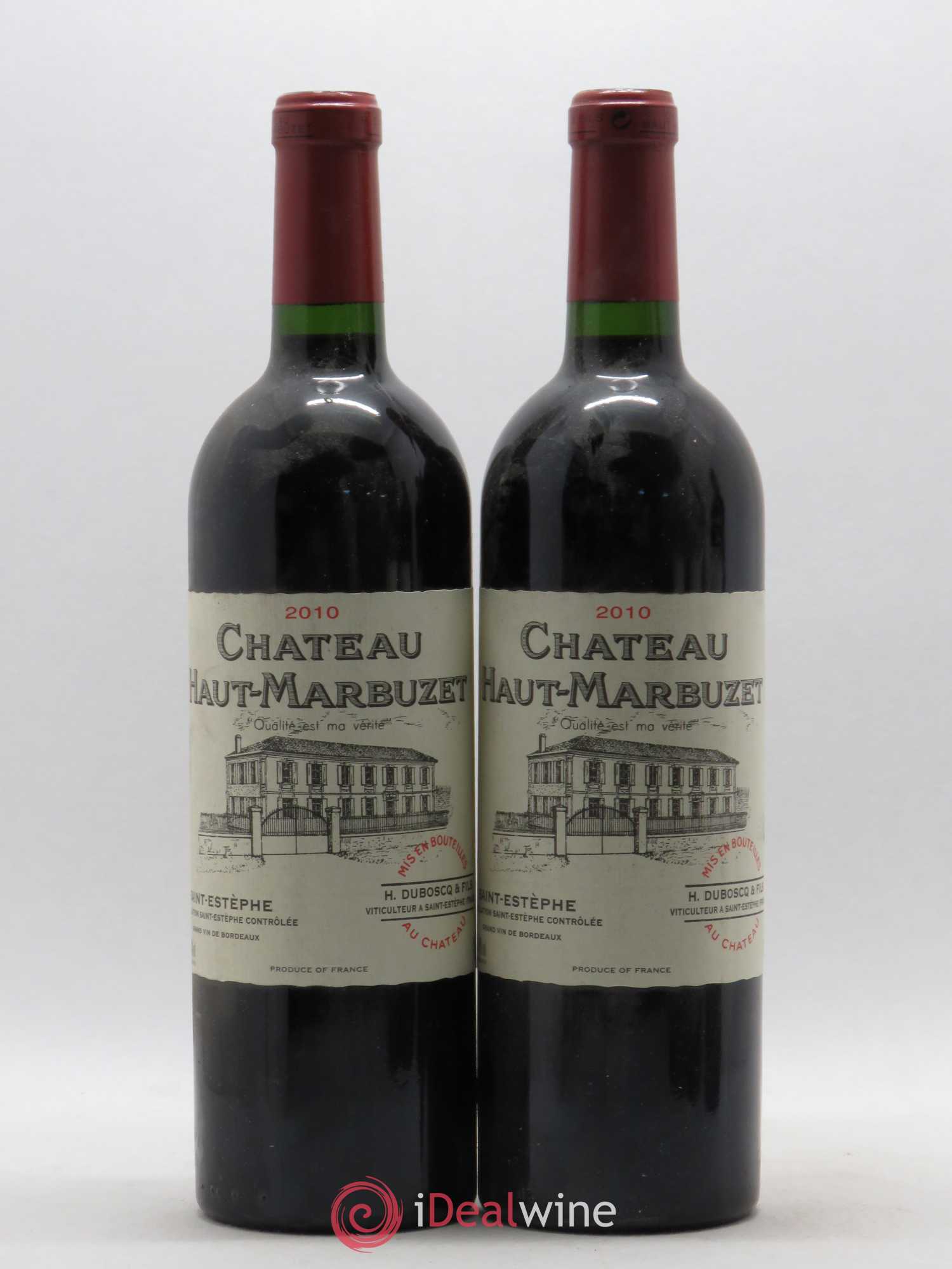 Château Haut Marbuzet 2010 - Lot de 5 bouteilles - 2