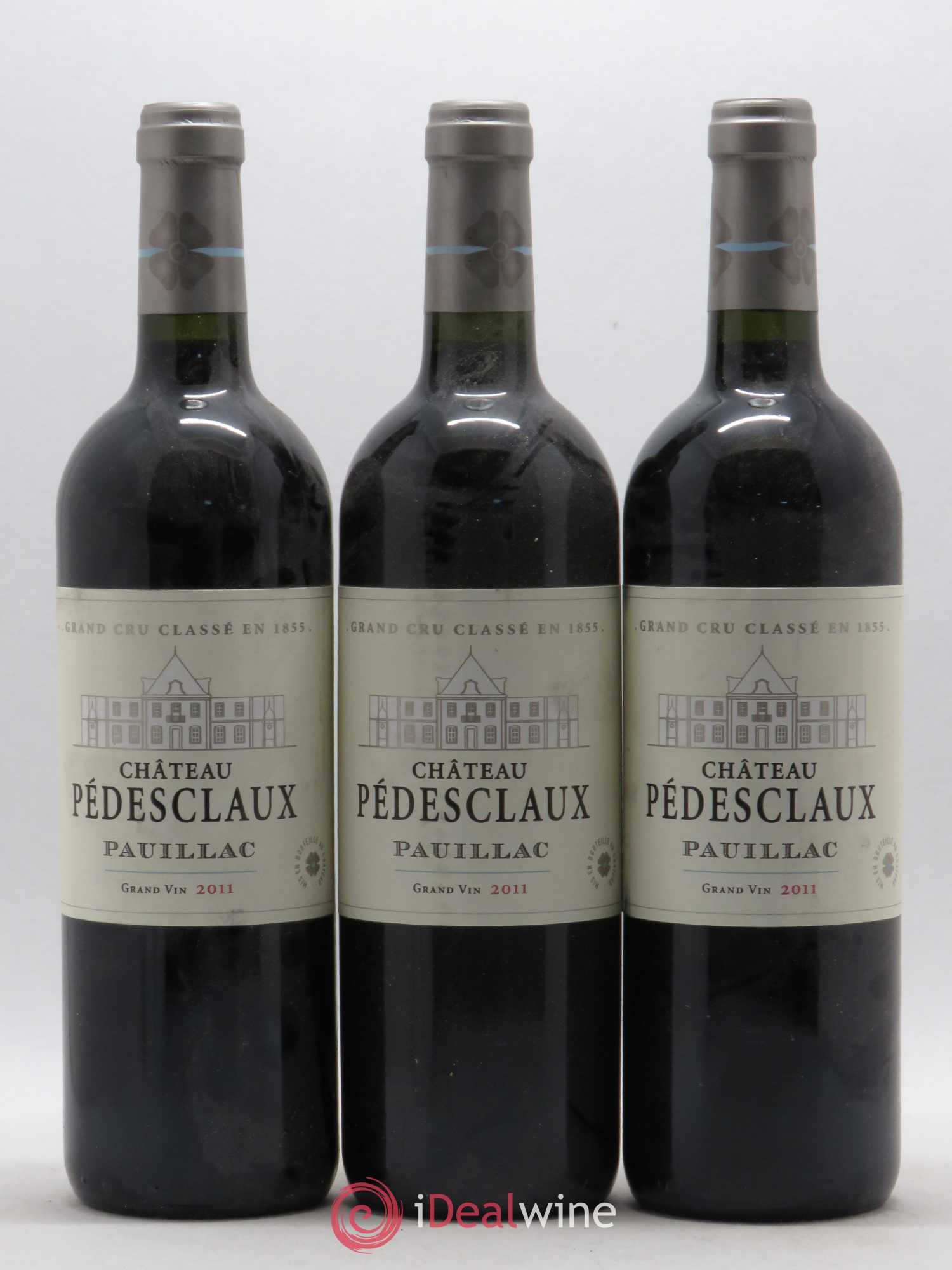 Château Pedesclaux 5ème Grand Cru Classé 2011 - Lot de 3 bouteilles - 0