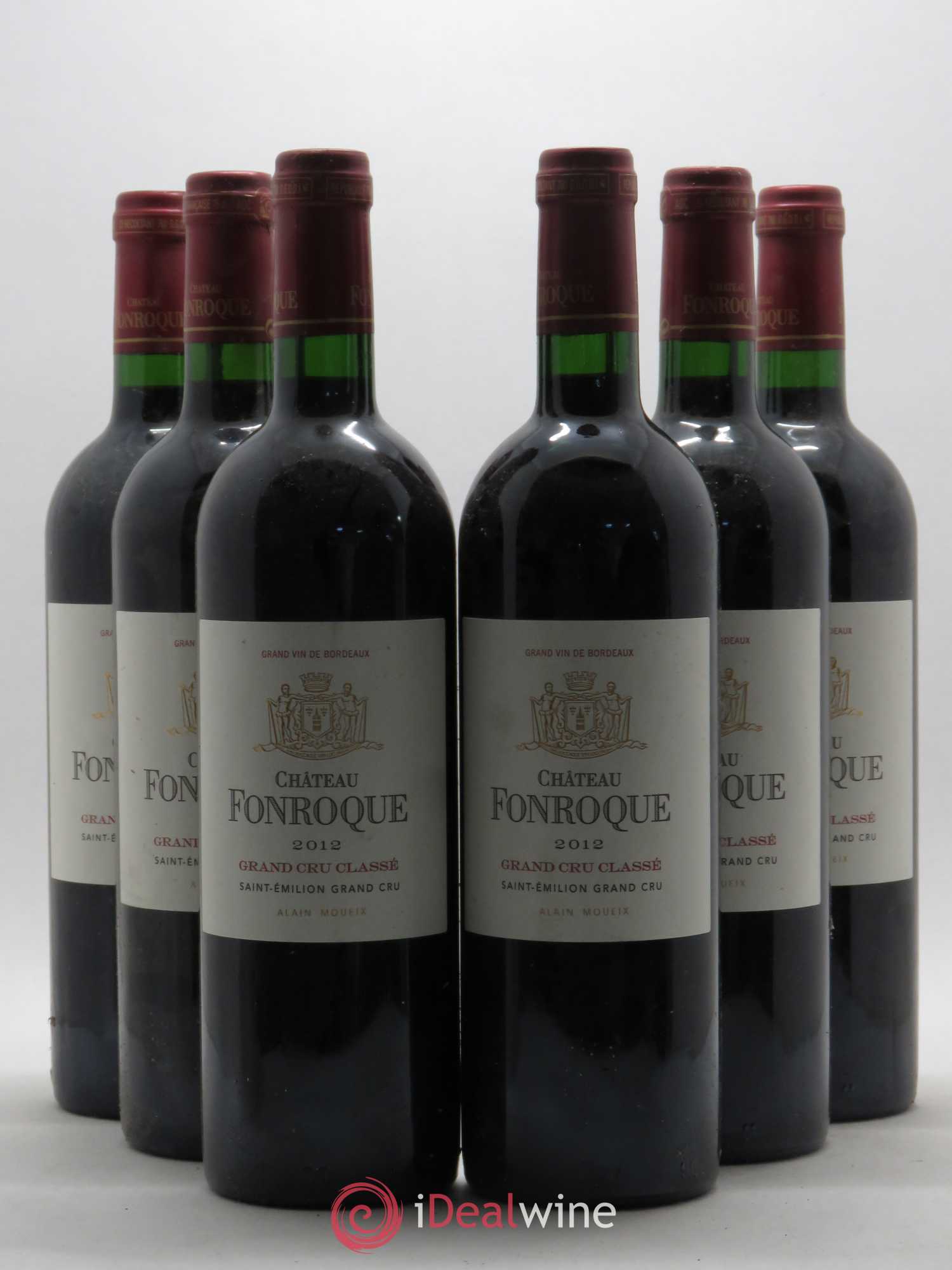 Château Fonroque Grand Cru Classé 2012 - Lot de 6 bouteilles - 0