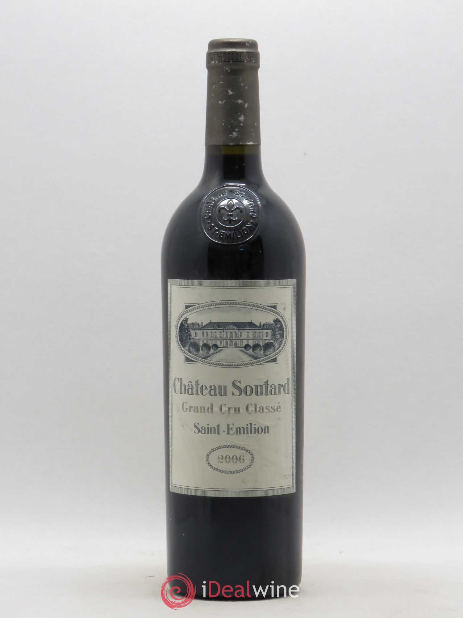 Château Soutard Grand Cru Classé 2006 - Lot de 1 bouteille - 0
