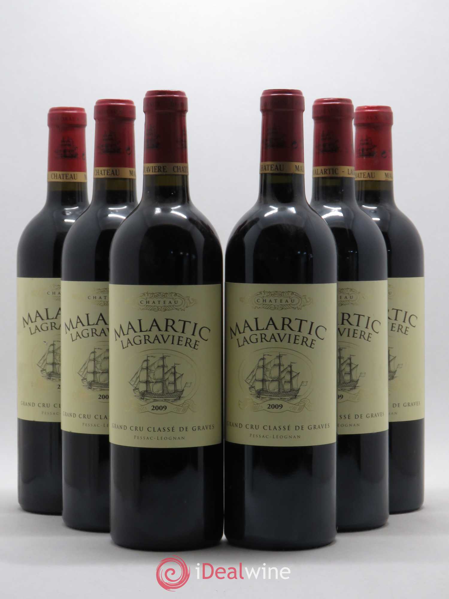 Château Malartic-Lagravière Cru Classé de Graves 2009 - Lot de 6 bouteilles - 0