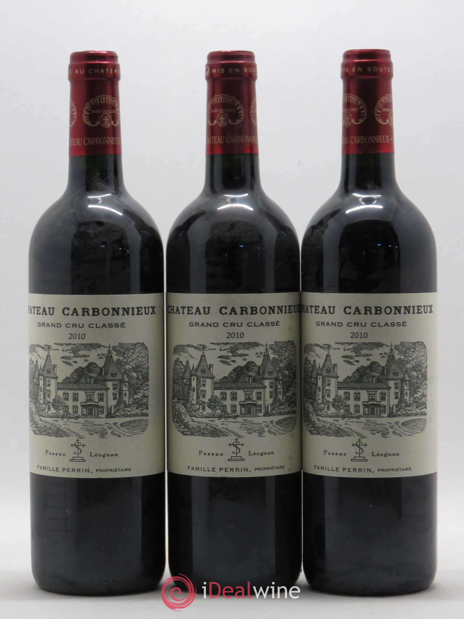 Château Carbonnieux Cru Classé de Graves 2010 - Lot de 6 bouteilles - 1