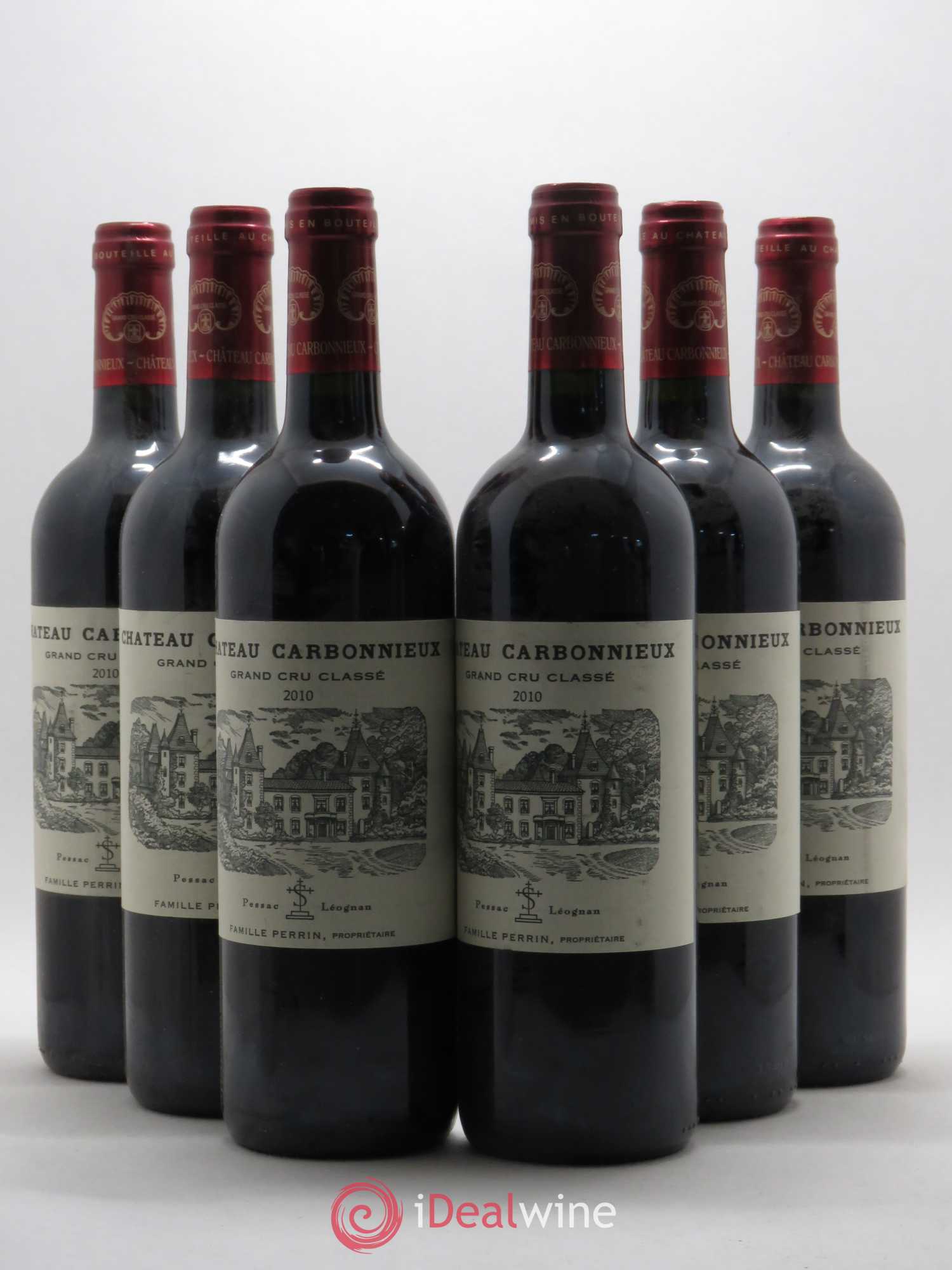 Château Carbonnieux Cru Classé de Graves 2010 - Lot de 6 bouteilles - 0