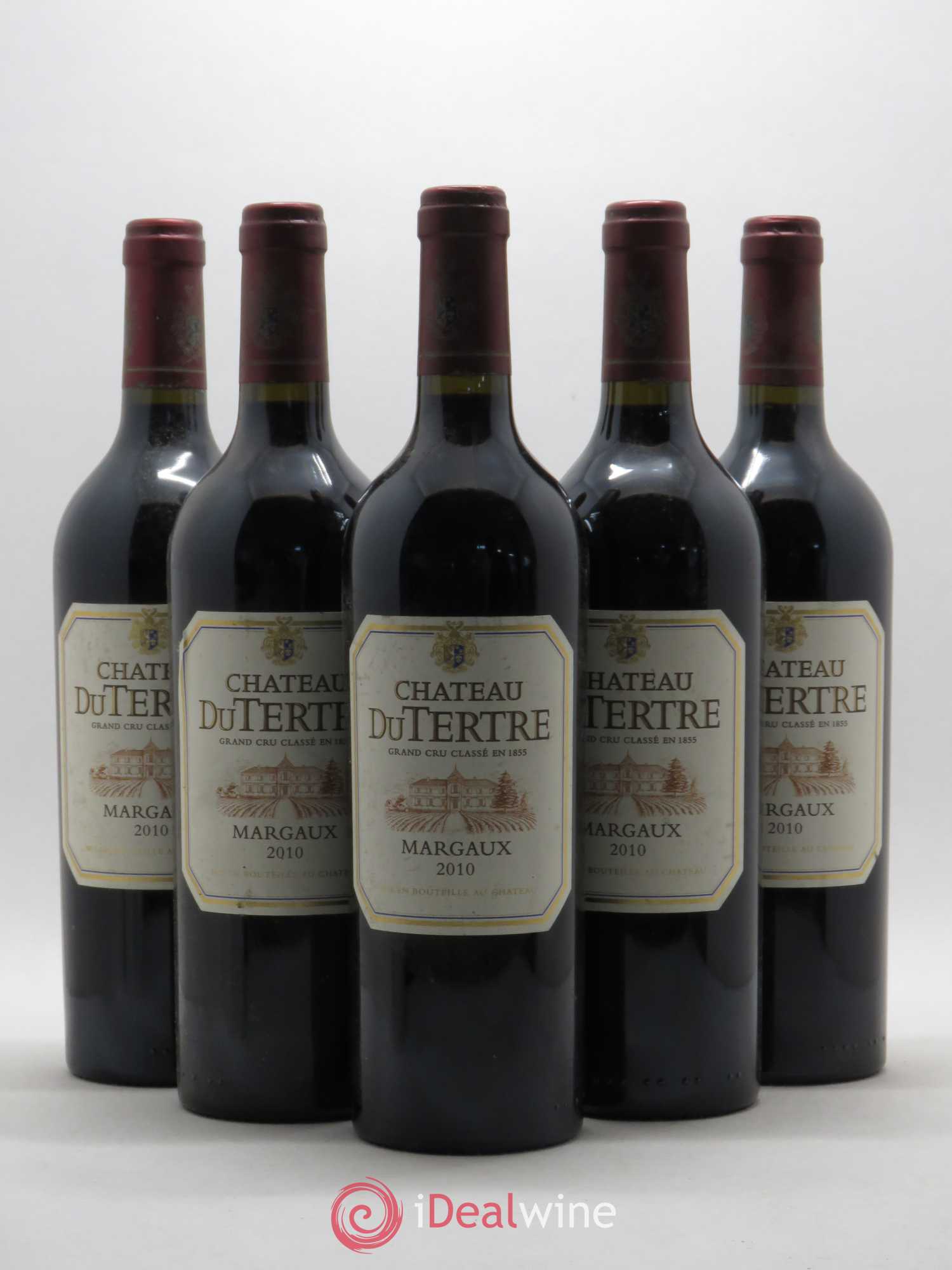 Château du Tertre 5ème Grand Cru Classé 2010 - Lot de 5 bouteilles - 0