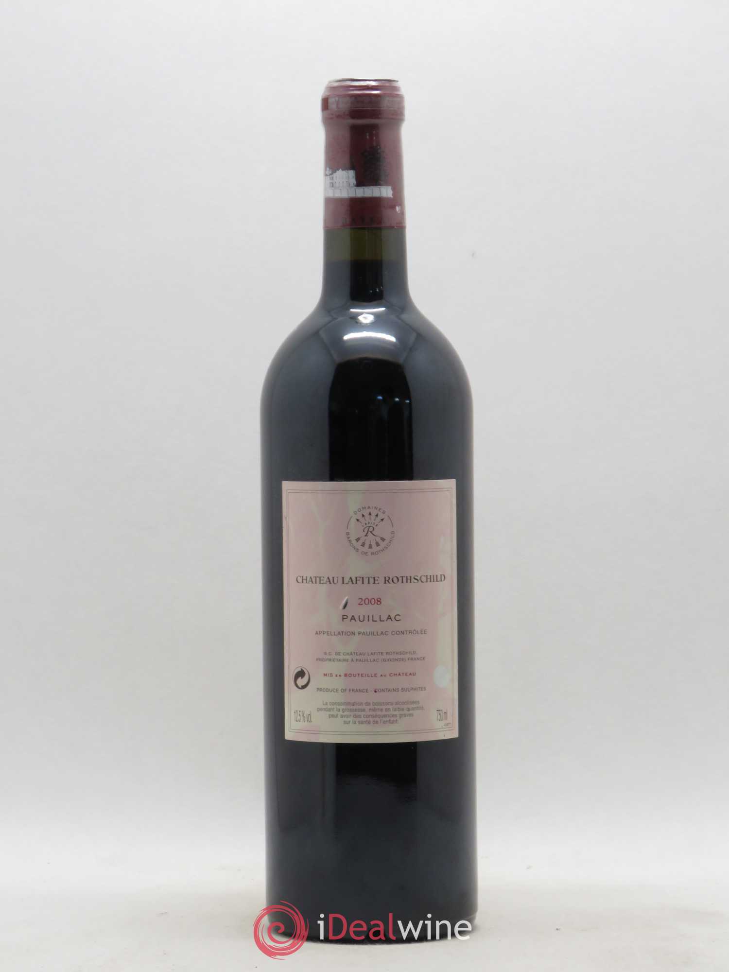 Château Lafite Rothschild 1er Grand Cru Classé 2008 - Lot de 1 bouteille - 1