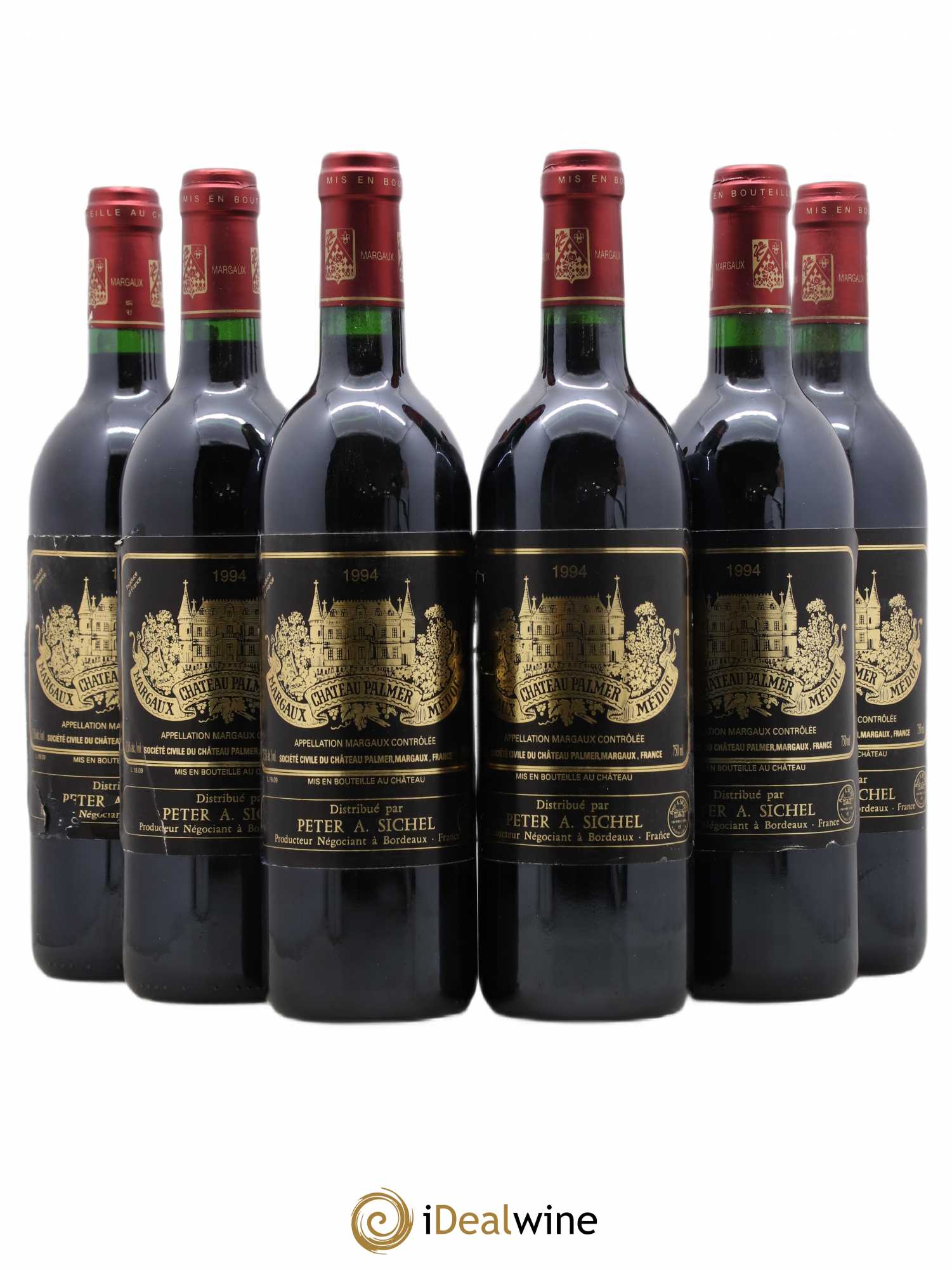 Château Palmer 3ème Grand Cru Classé 1994 - Lot of 6 bottles - 0